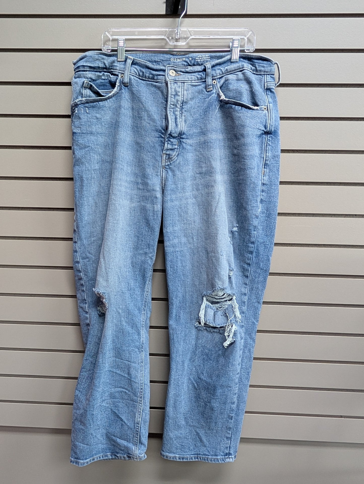 Women's Waist Size 16 Old Navy Light Blue Jean