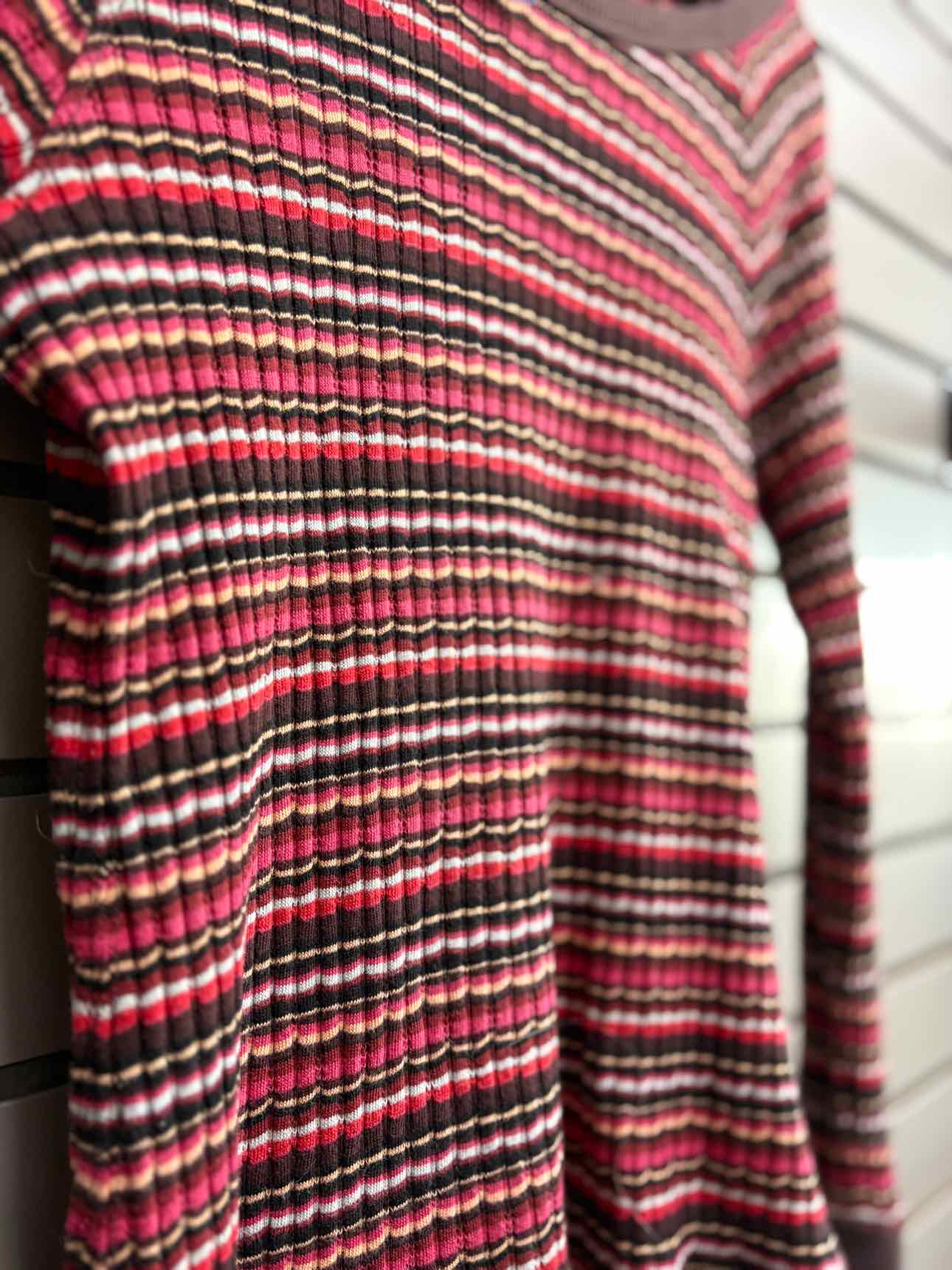 Women's Women Size M Multi-Color We The Free Stripe Long Sleeve Shirt