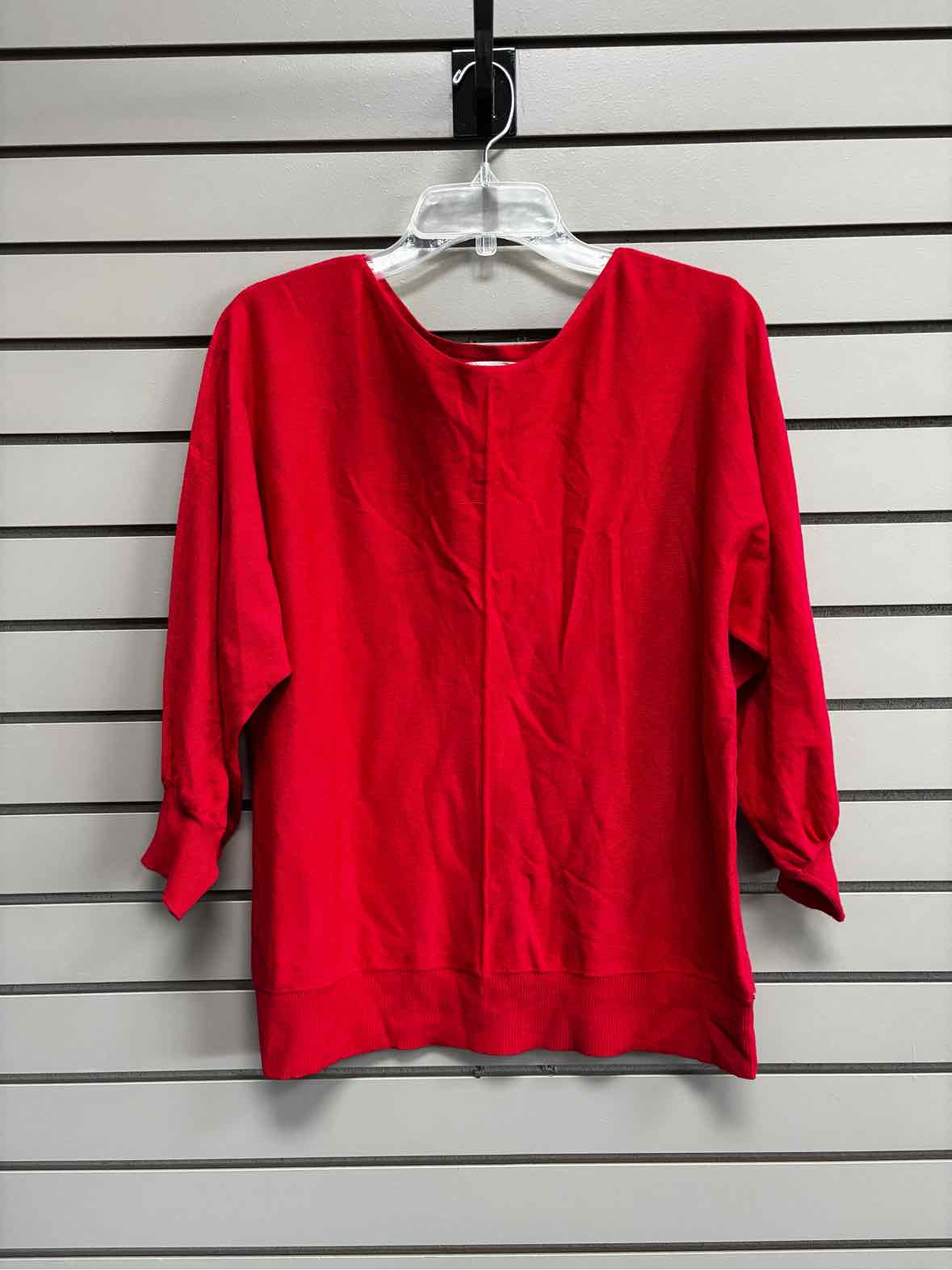 Women's Women Size L Red Max Studio Long Sleeve Shirt