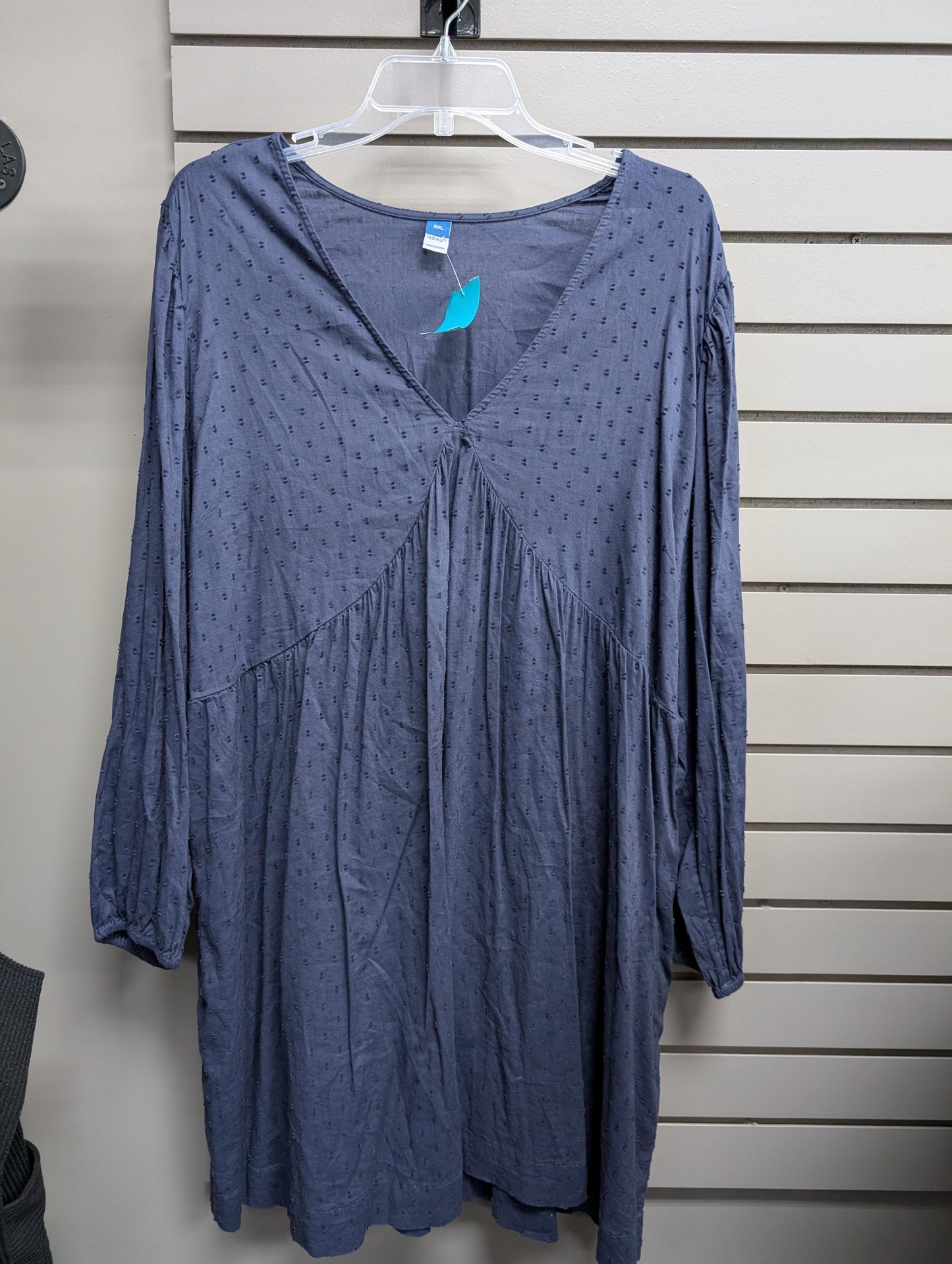 Women's Size XXL Navy Old Navy Long Sleeve Above Knee Dress