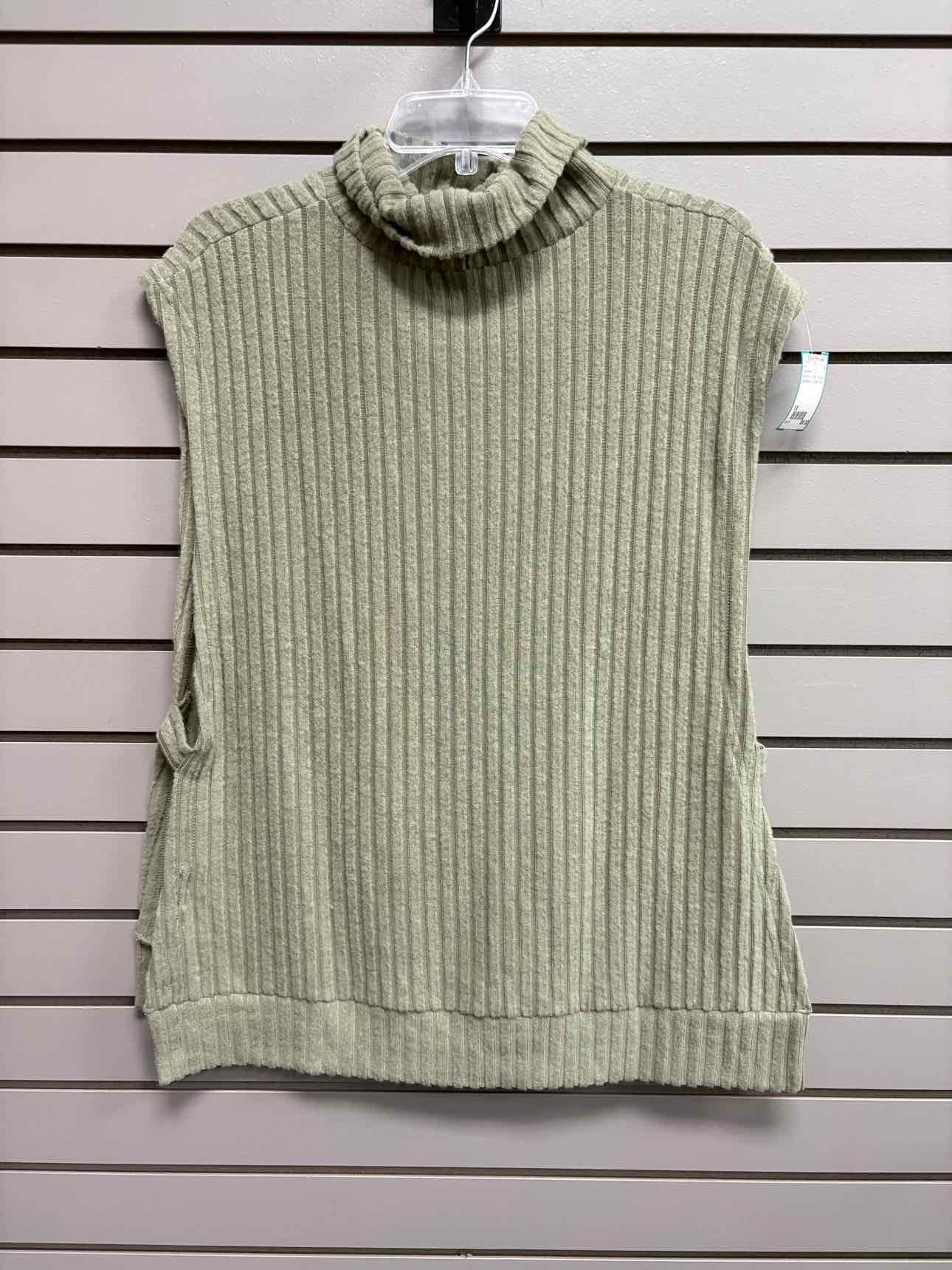 Women's Women Size 1X Green Unknown Ribbed Sleeveless Shirt