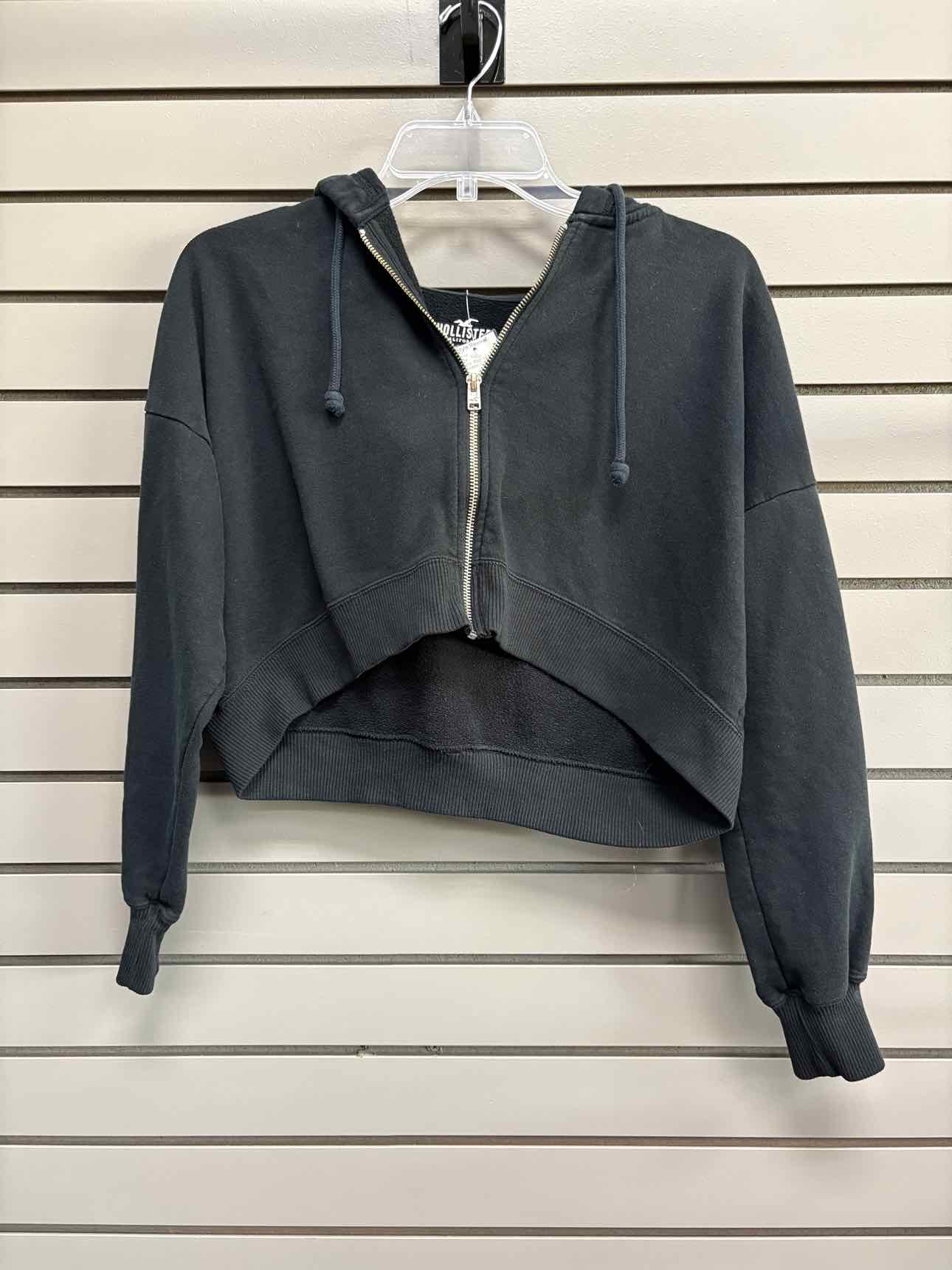 Women's Women Size XS Black hollister Hooded Long Sleeve Sweatshirt