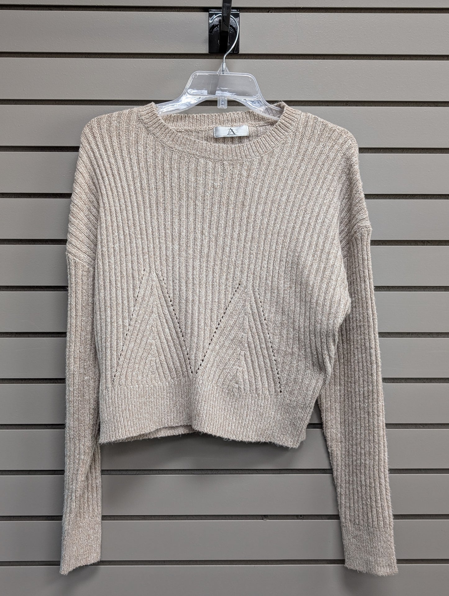 Women's Women Size S Tan Az Long Sleeve Sweater