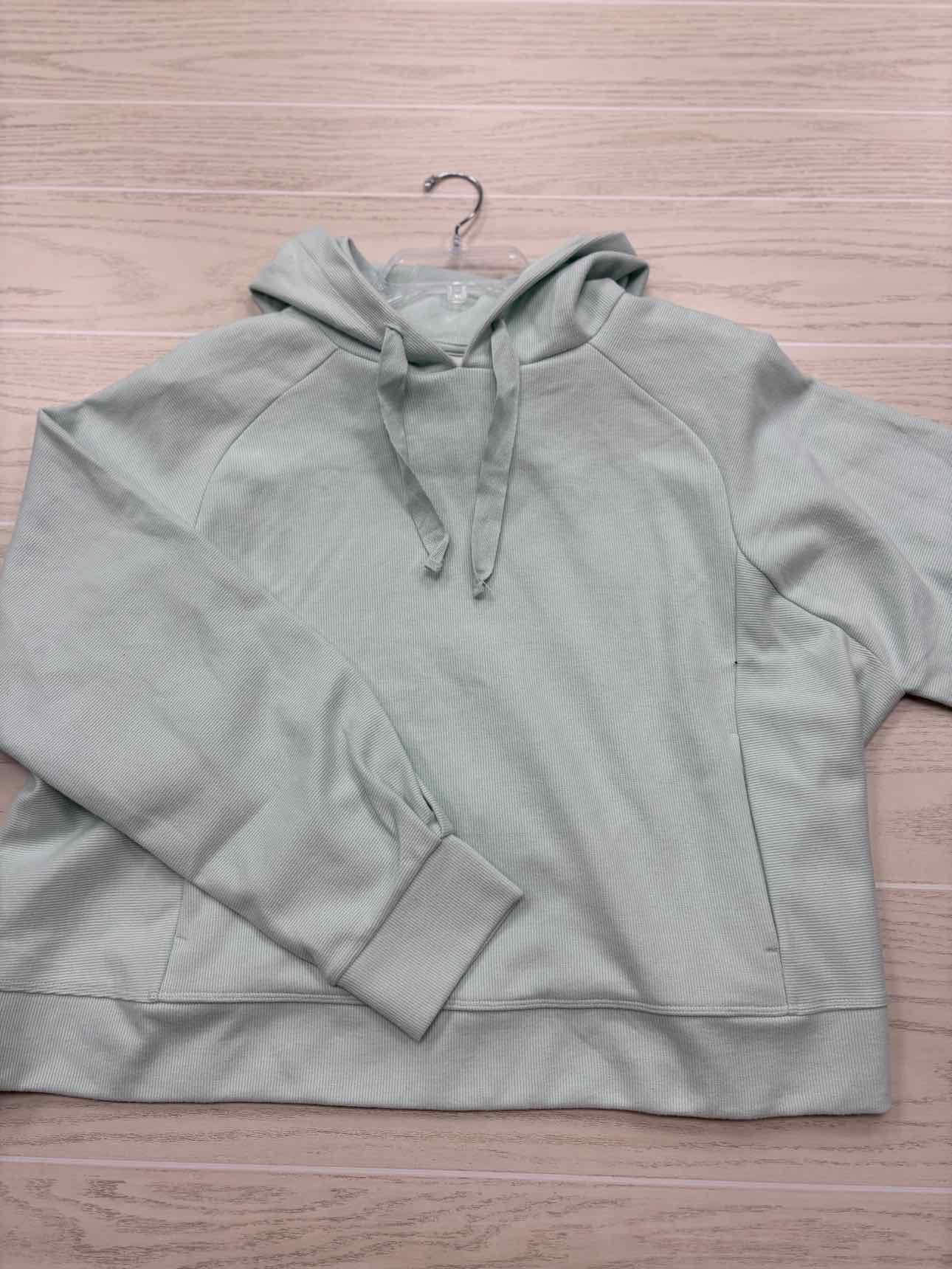 Women Size XXL Aqua all in motion Hooded Shirt