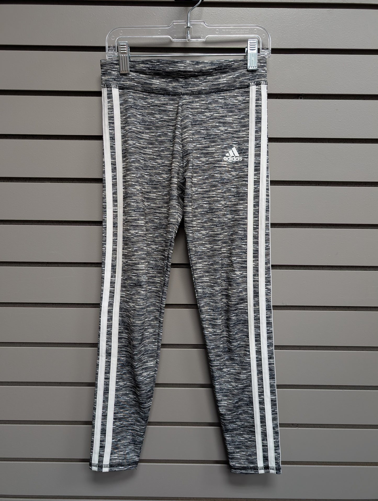 Girl's Child Size 7/8 Adidas Charcoal Legging