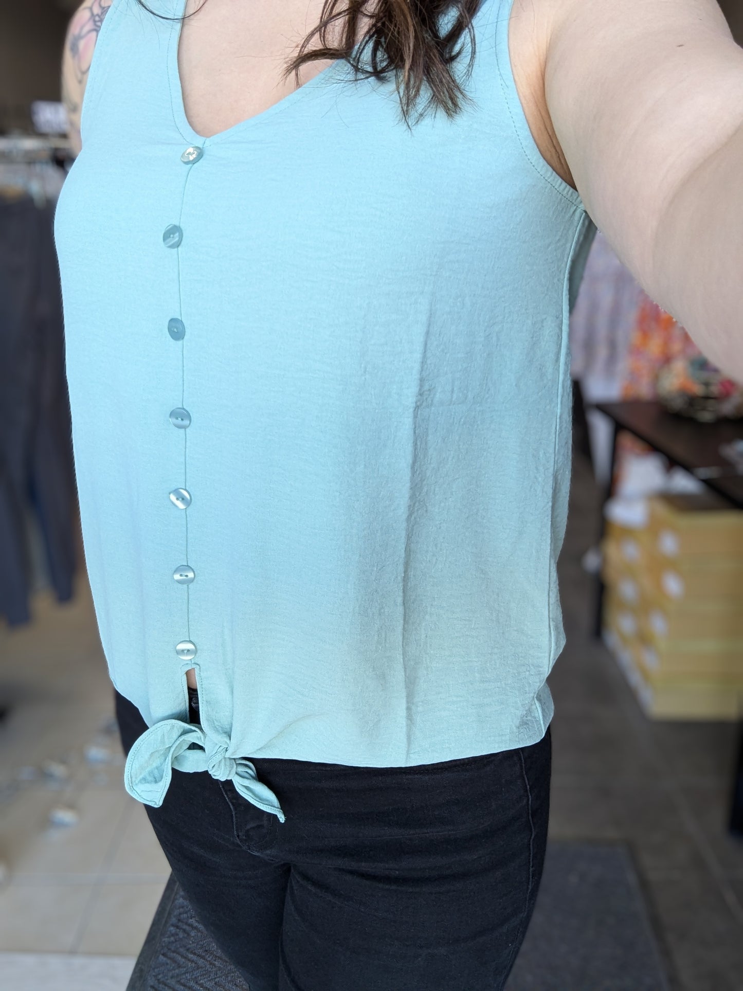 Button Down Blouse