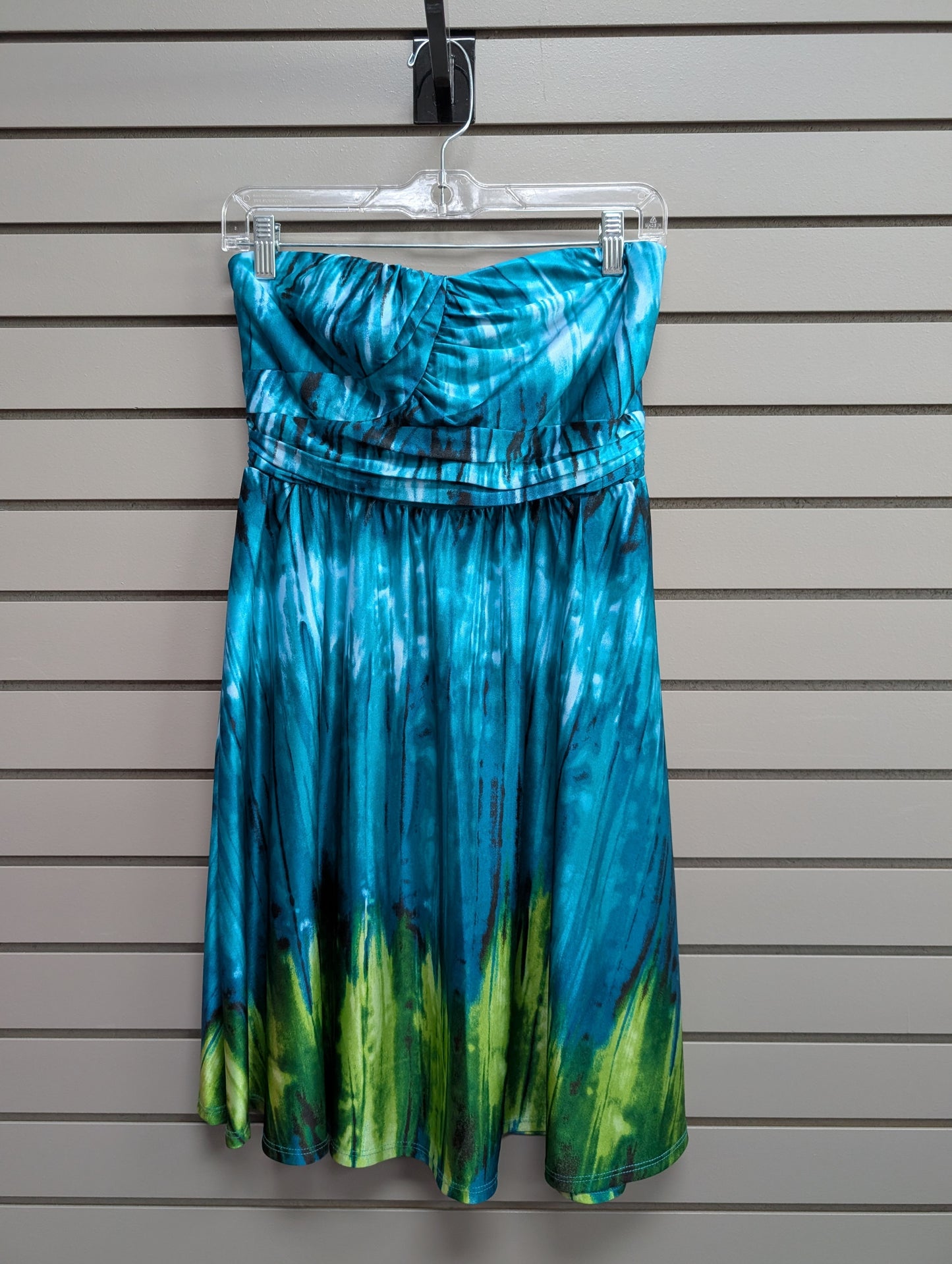Women's Size M Teal Trixxi Sleeveless Above Knee Dress