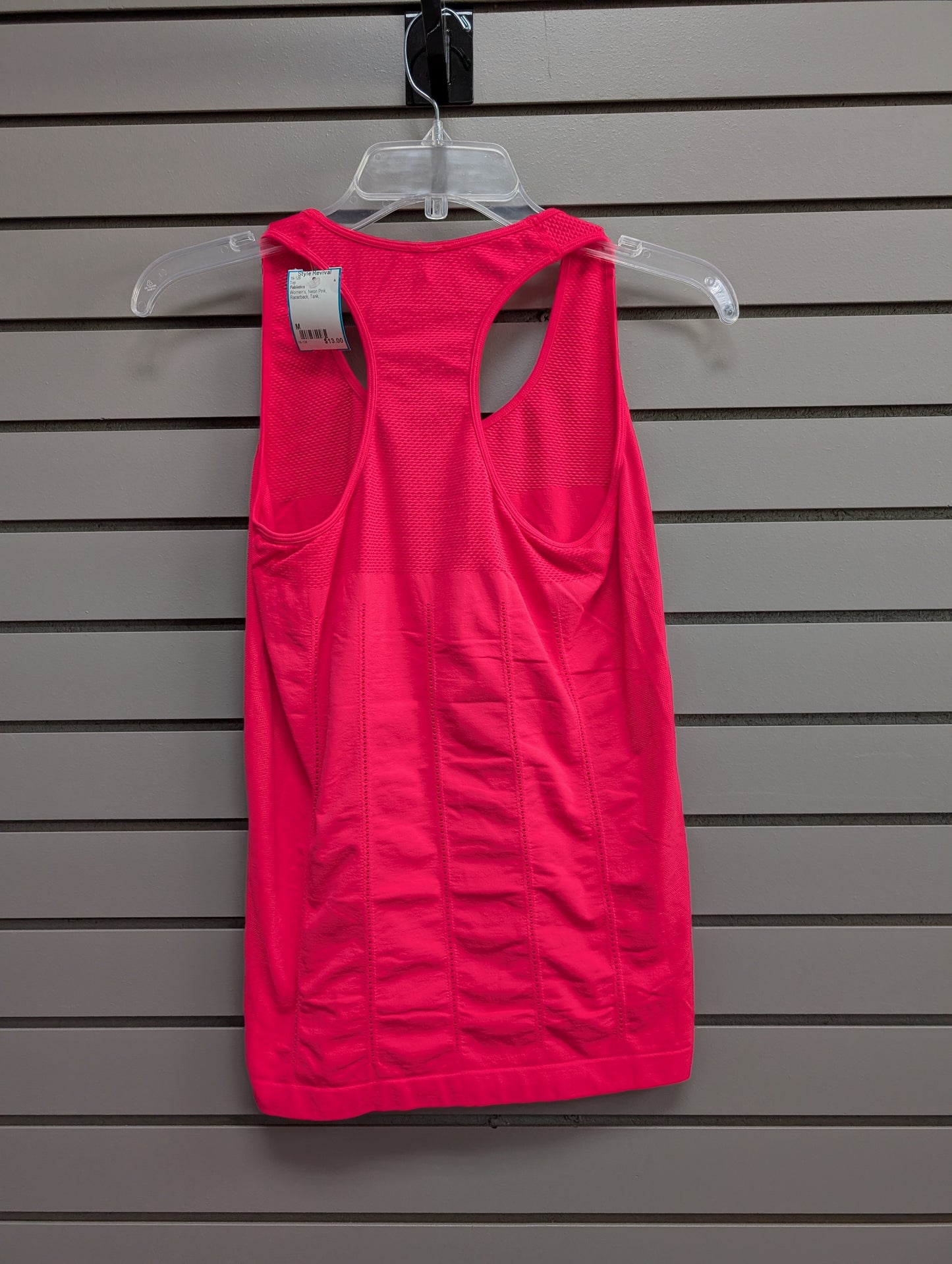 Women's Women Size M Fabletics Neon Pink Racerback Tank Top