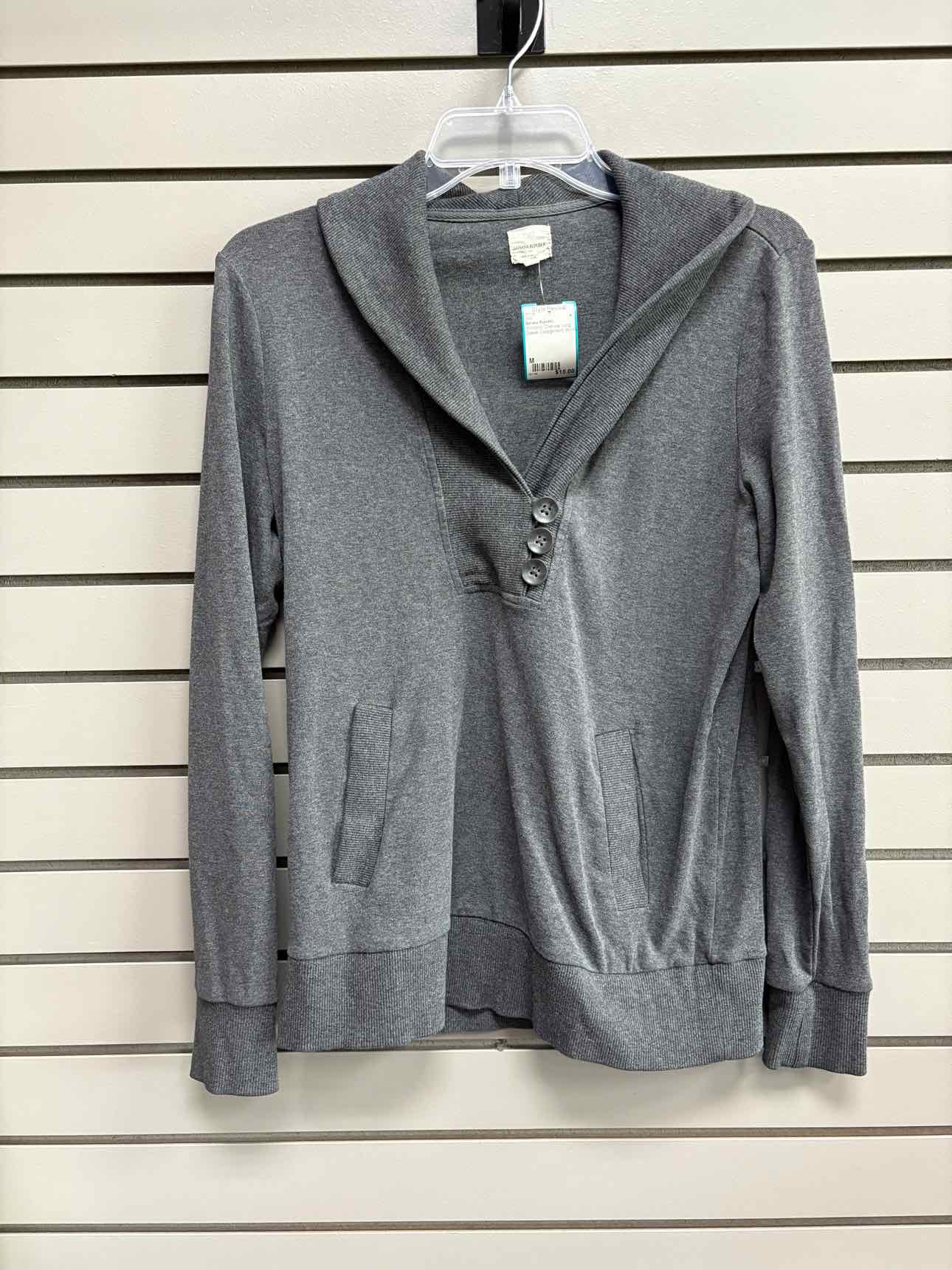 Women's Women Size M Charcoal Banana Republic Long Sleeve Shirt