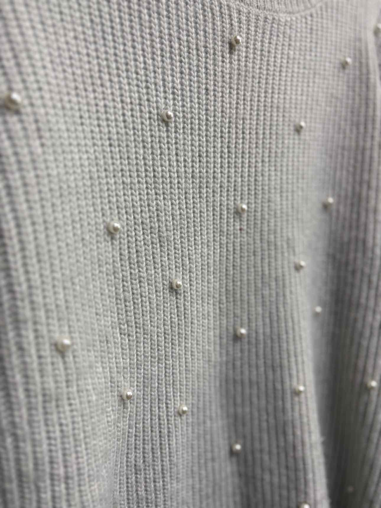 Women's Women Size 14/16 Light Gray Lane Bryant Long Sleeve Sweater