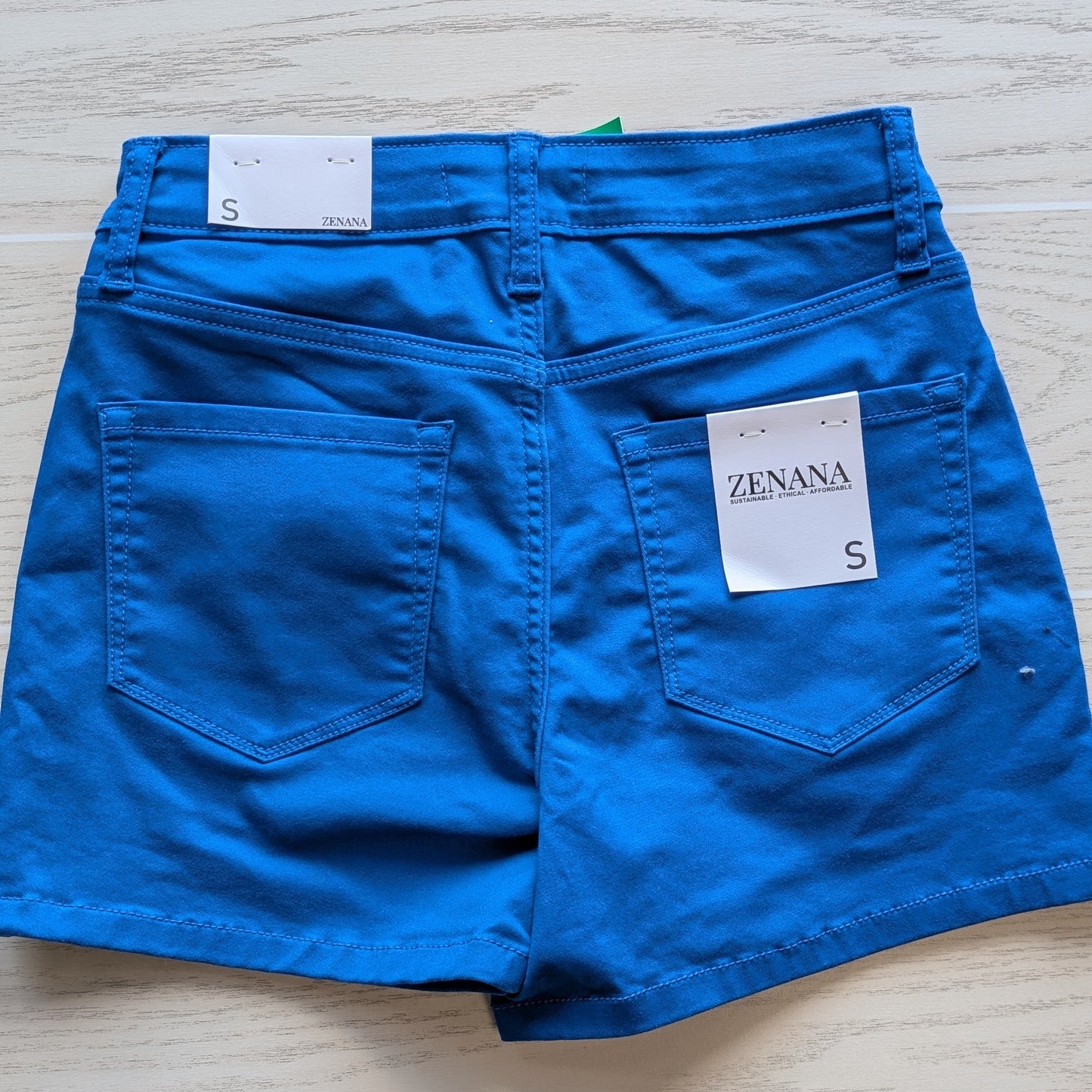 NWT Women's S Petite Zenana Royal Blue Short