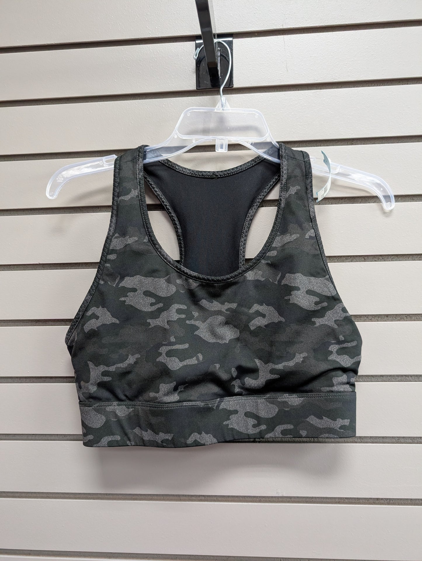 Women's Women Size S Fabletics Army Green Camoflage Sport Bra