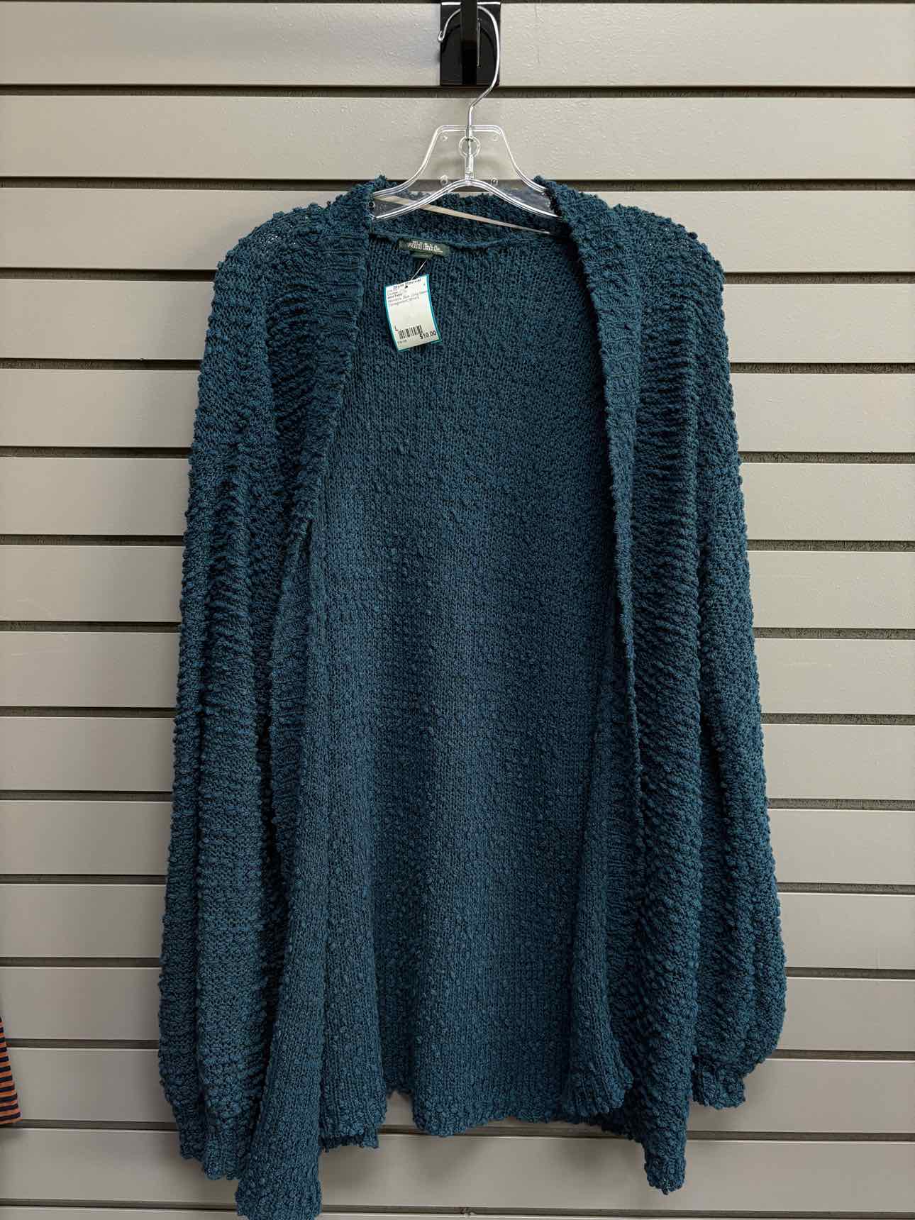 Women's Women Size L Wild Fable Blue Long Sleeve Cardigan