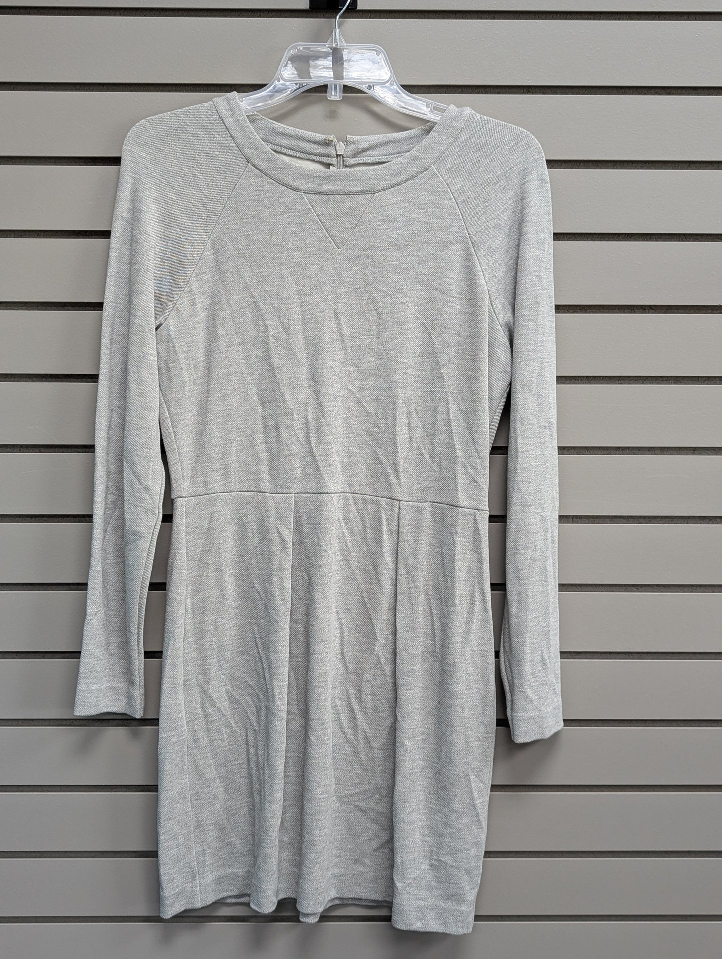 Women's Size M Light Gray Madewell Long Sleeve Above Knee Dress