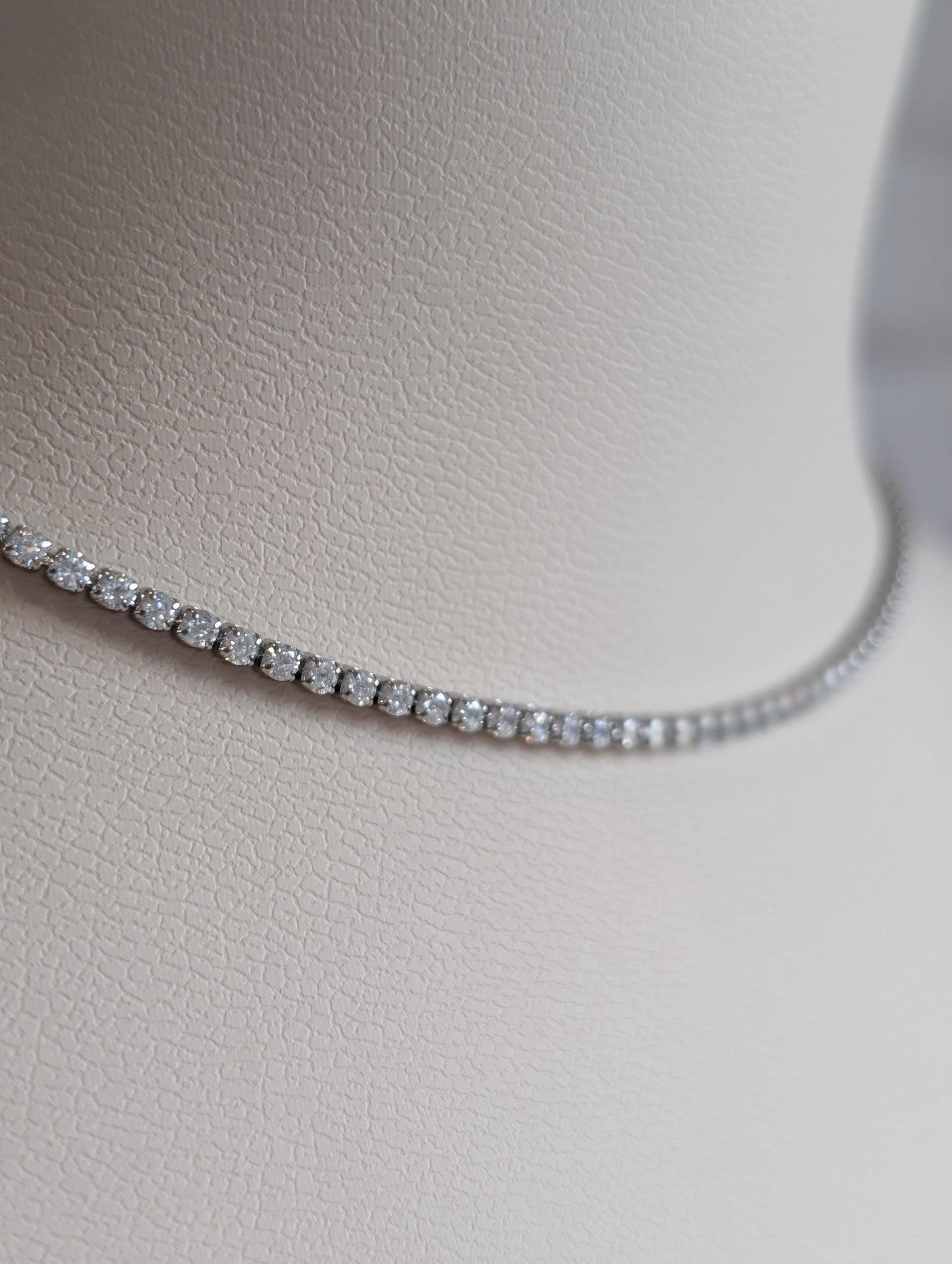 2MM Silver Tennis Necklace