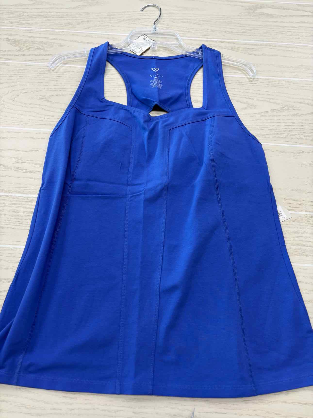 Women Size L LIVI Blue NWT Sleeveless Top