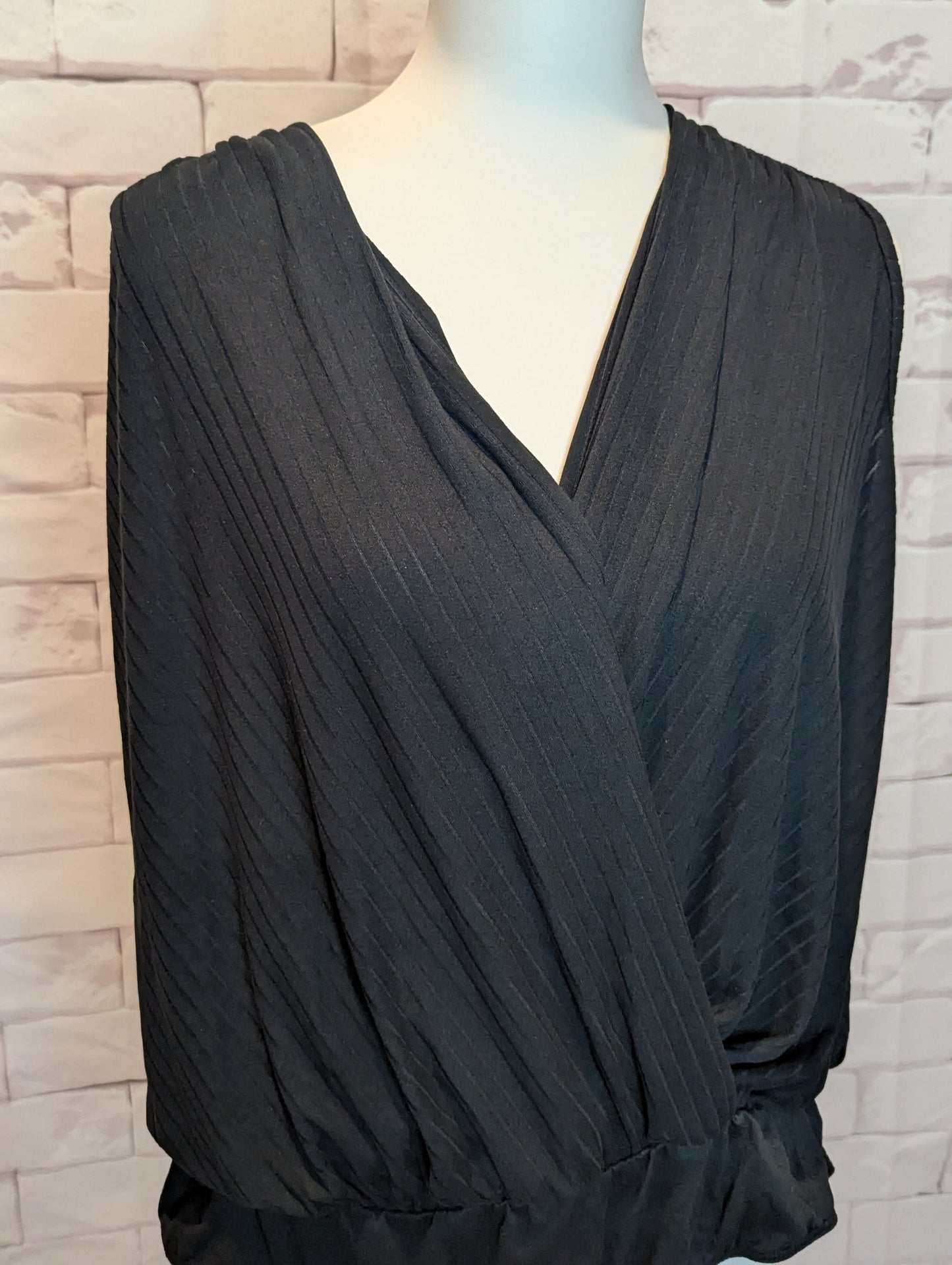 Plus Surplice Bodysuit