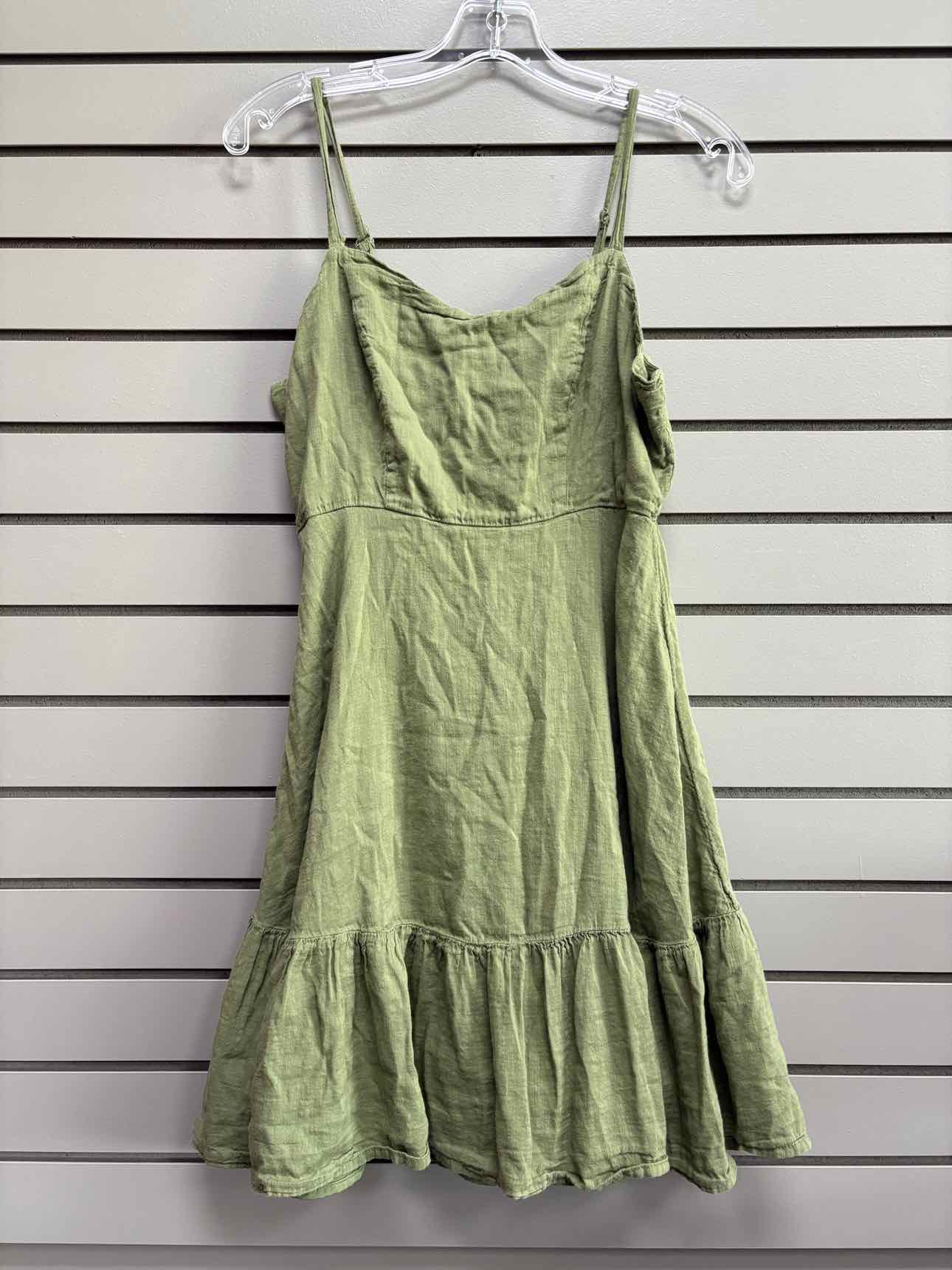 Women's Size Small Army Green Old Navy Tank Above Knee Dress