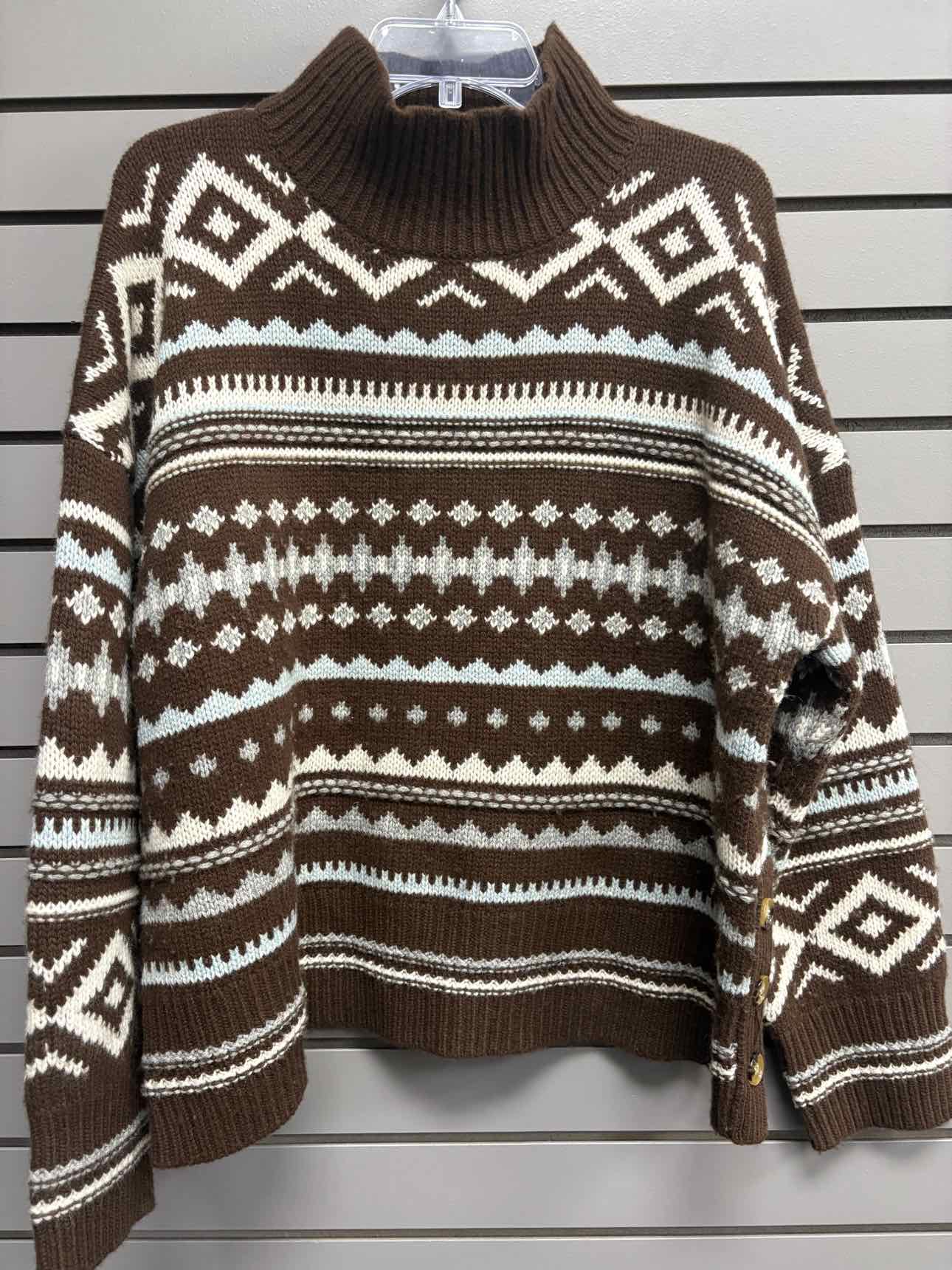 Women's Women Size XL Brown Sundance Long Sleeve Sweater