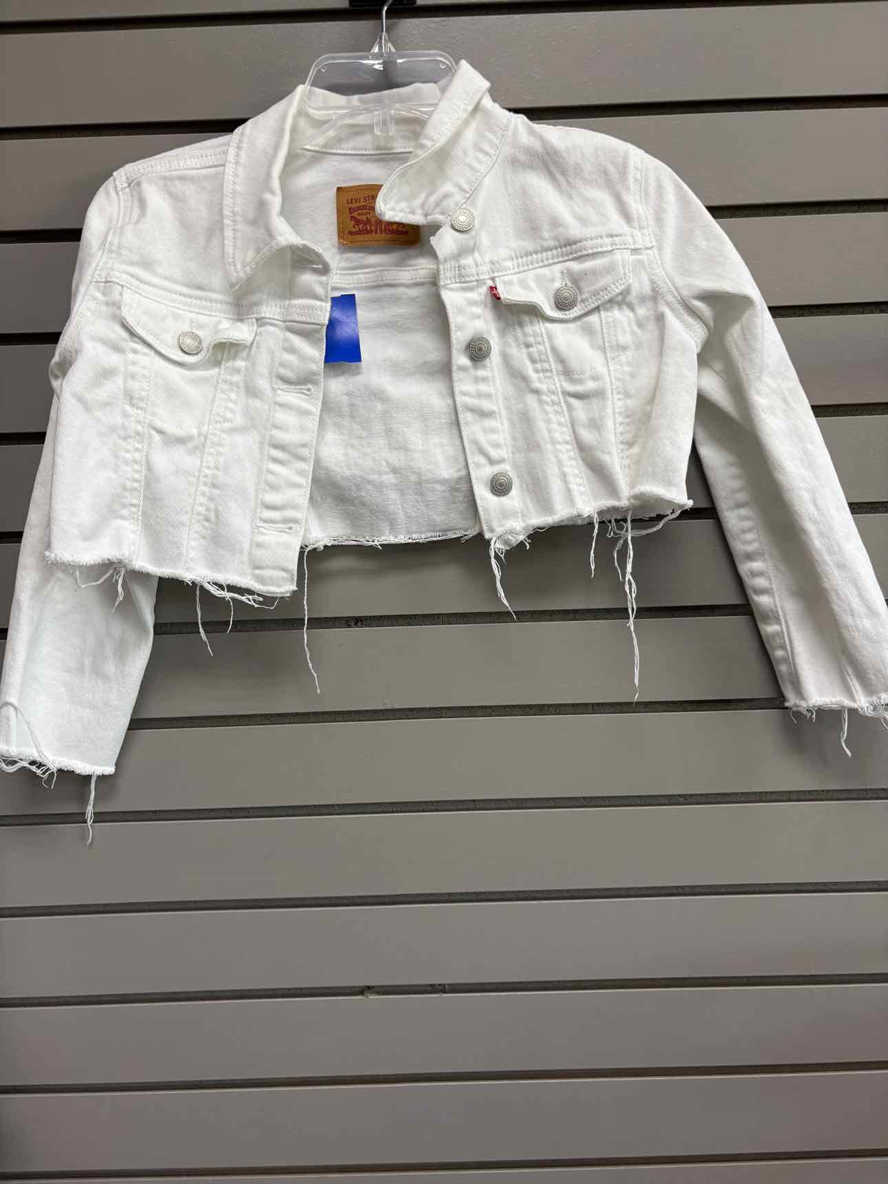 Girl's Child Size XL Levis White Jean Jacket