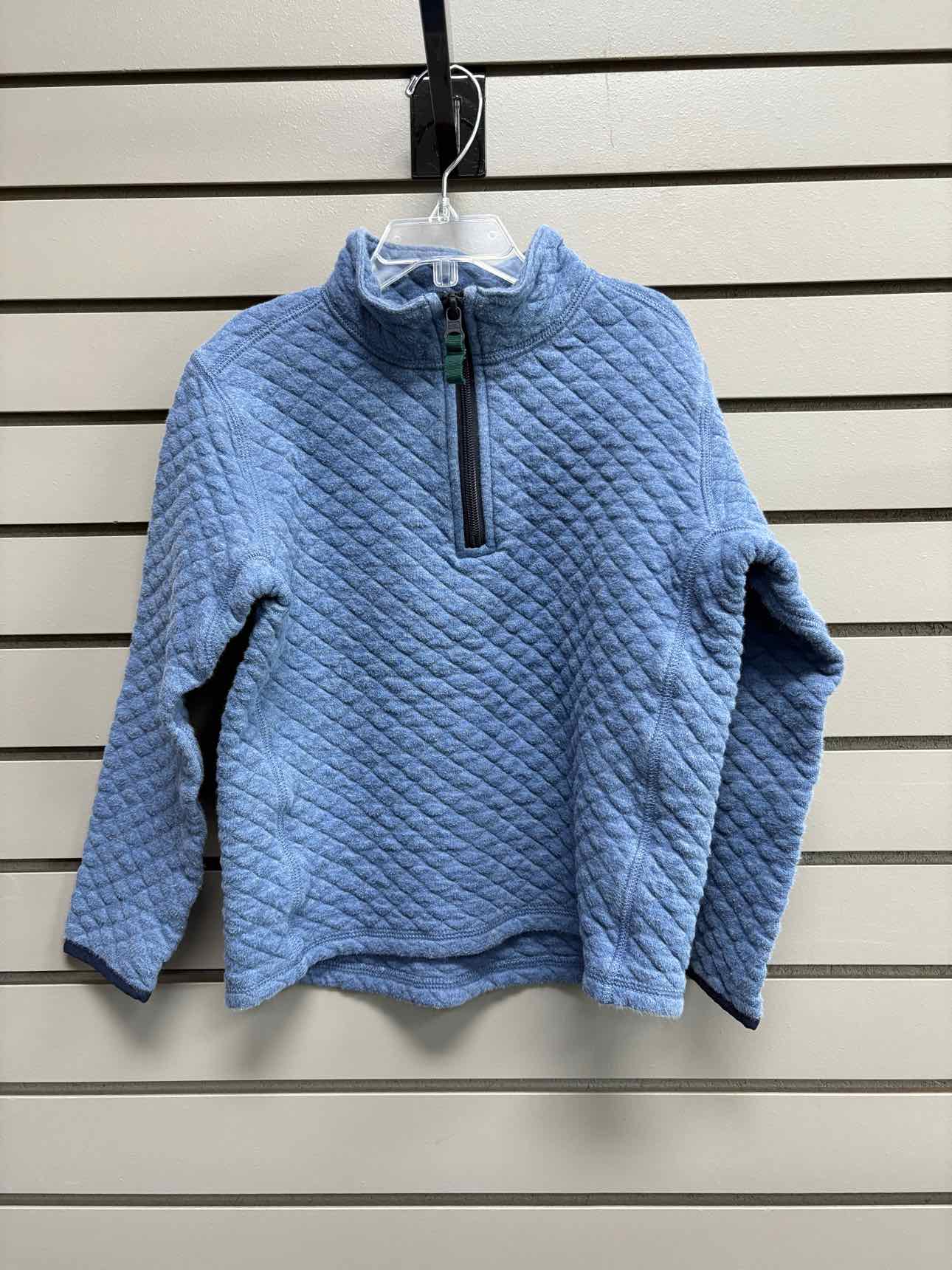 Boy's Child Size S Blue 3/4 Zip Long Sleeve Shirt