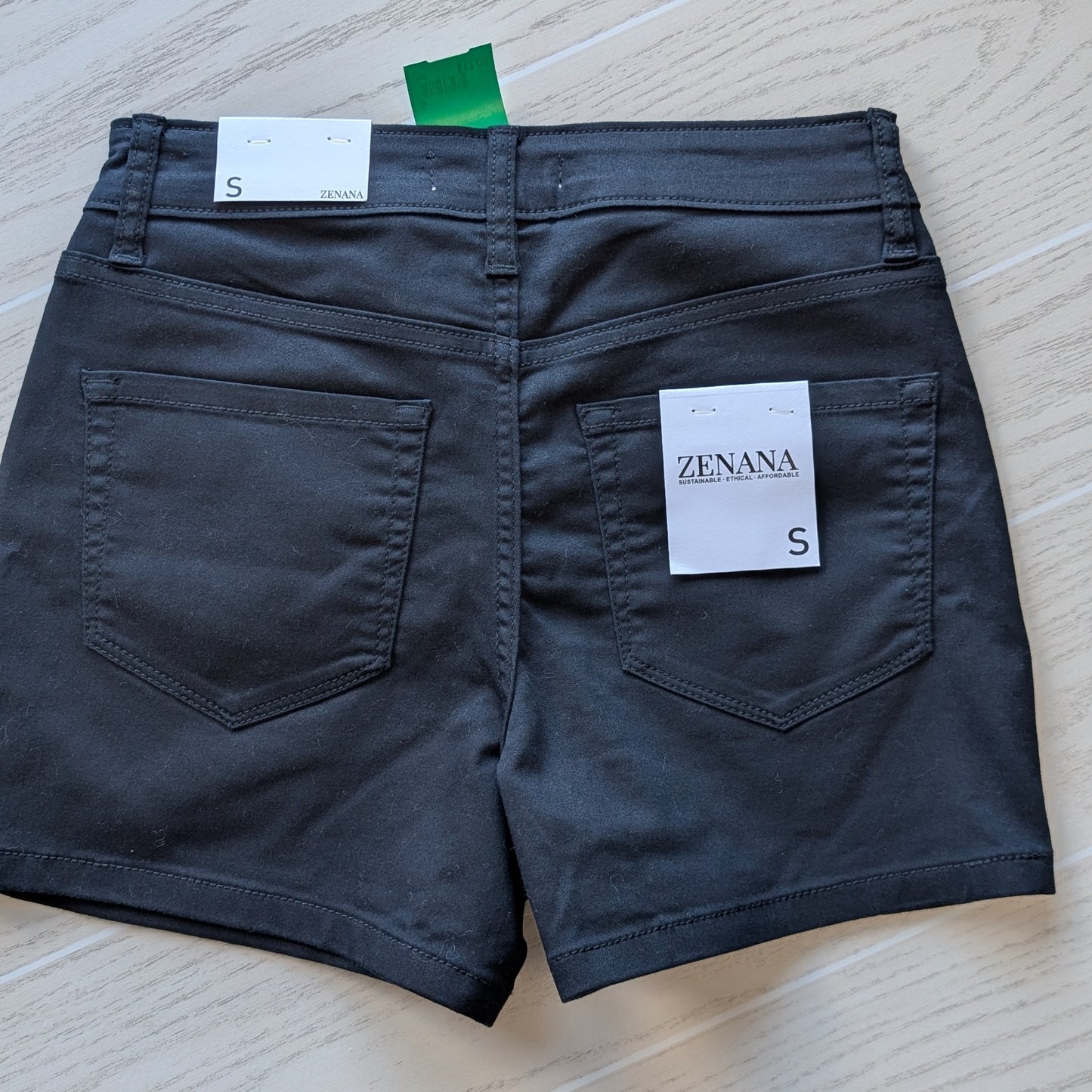 Women's S Zenana Black Short