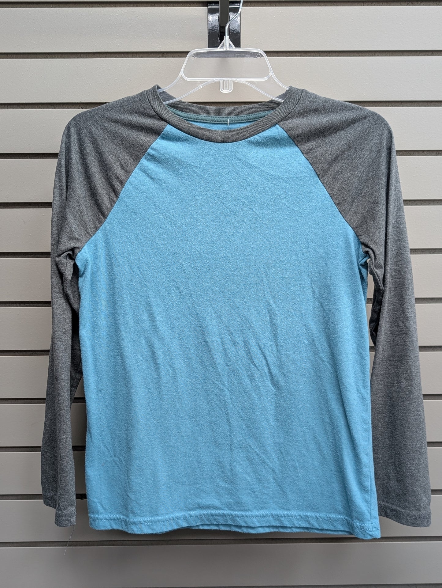 Boy's Child Size L Blue Long Sleeve Shirt