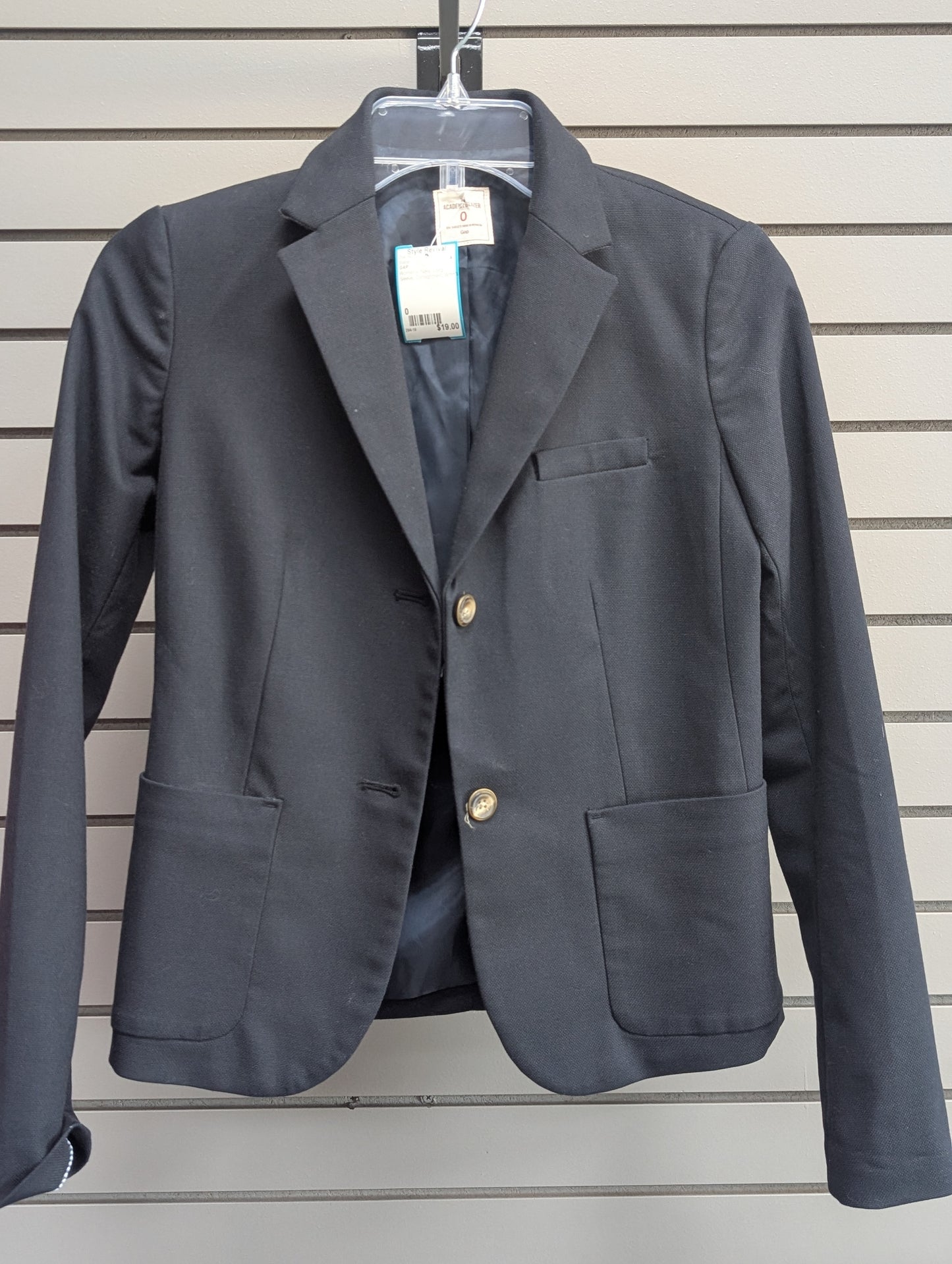 Women's Women Size 0 GAP Navy Long Sleeve Blazer