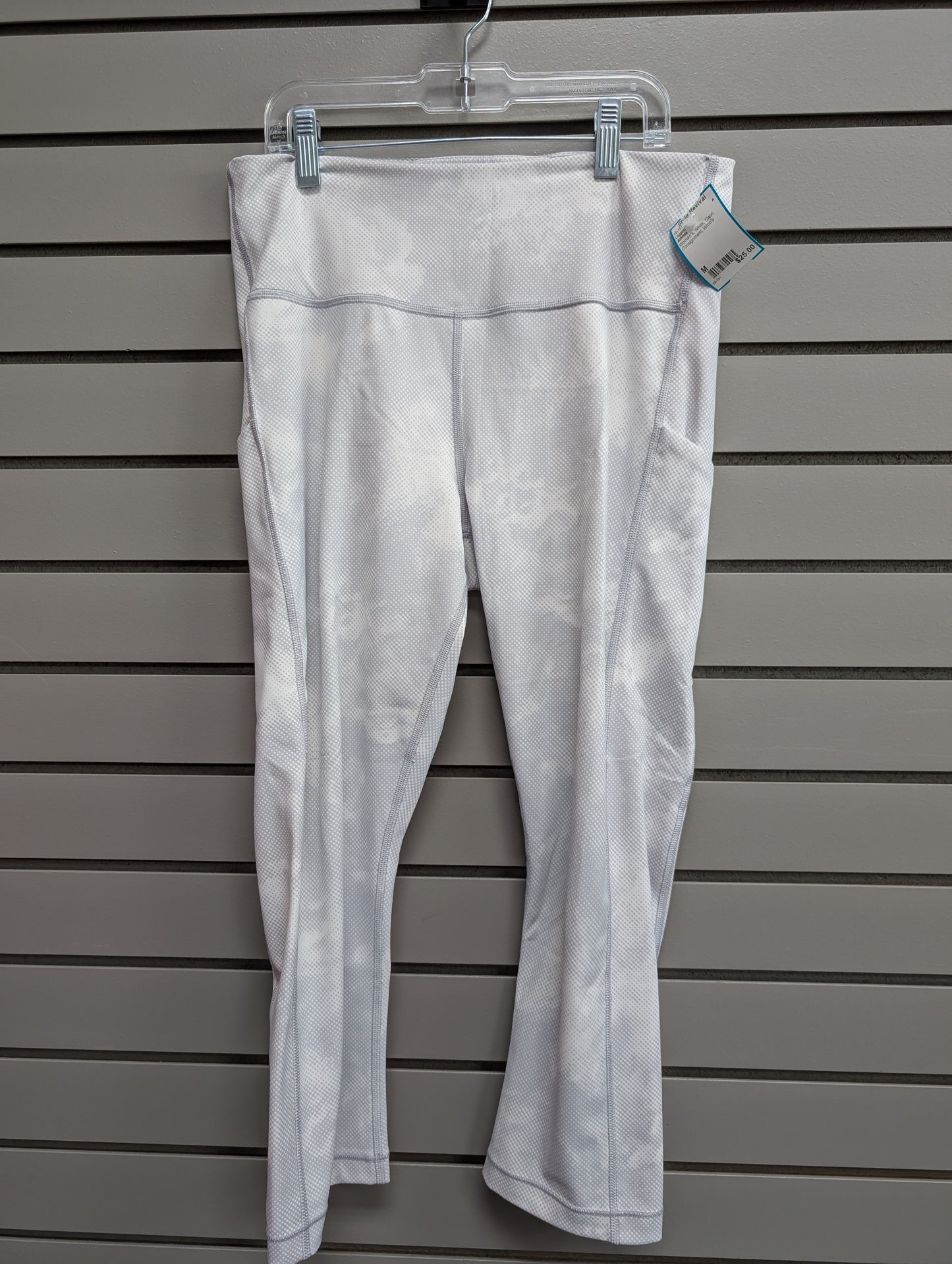 Women's Women Size M Athleta White Capri Legging