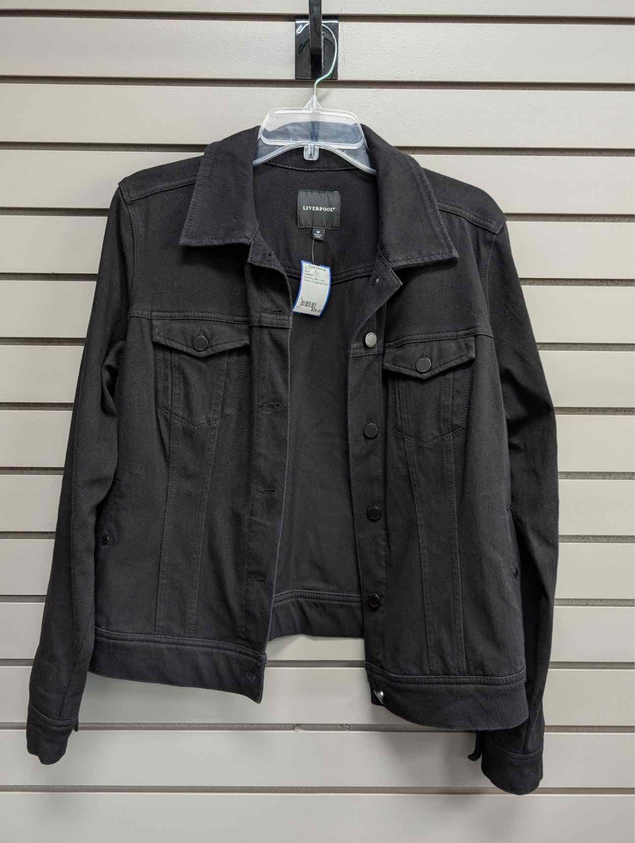 Women's Women Size L Liverpool Black Long Sleeve Blazer