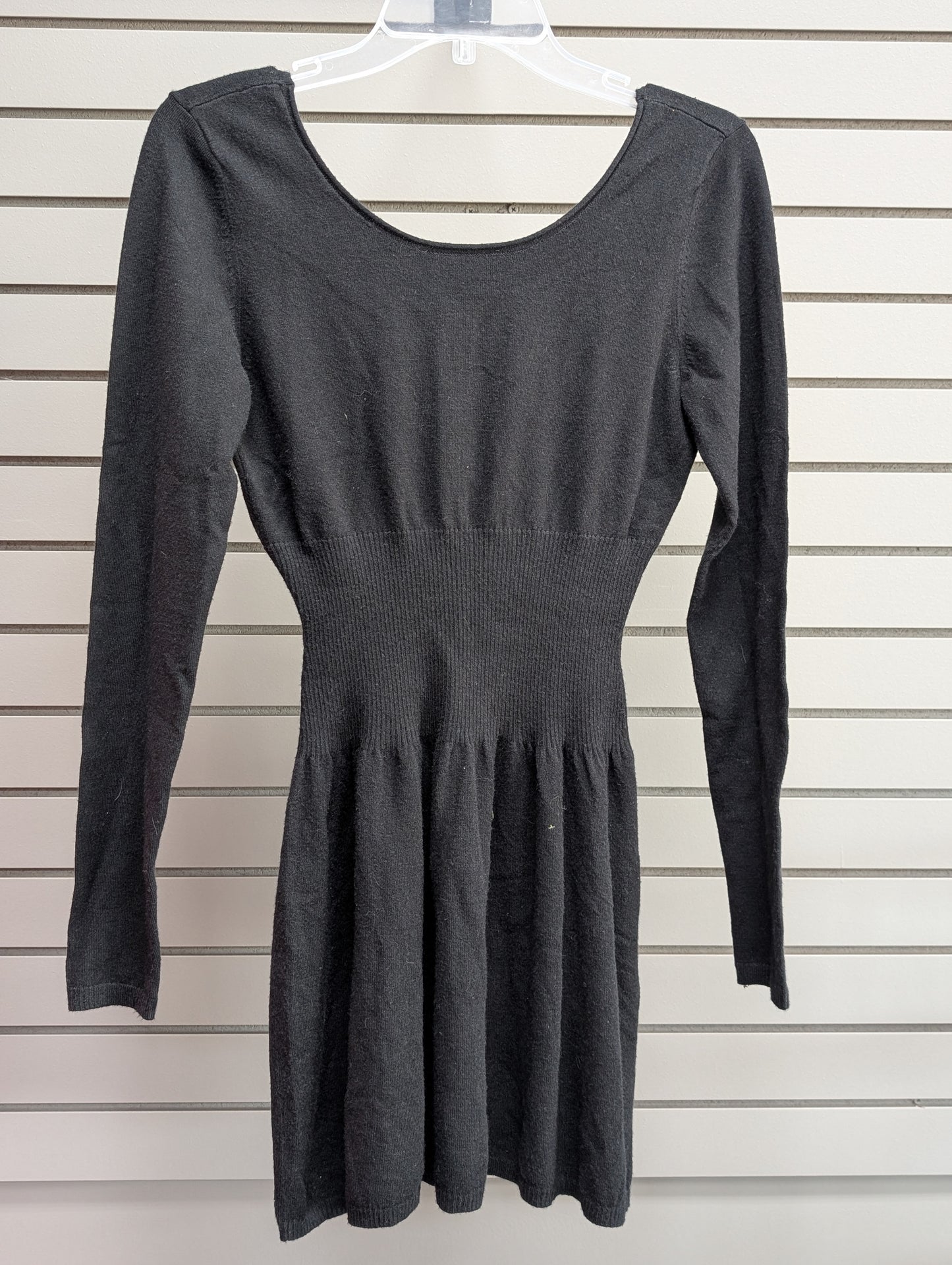 Women's Size Small Black American Eagle Long Sleeve Above Knee Dress