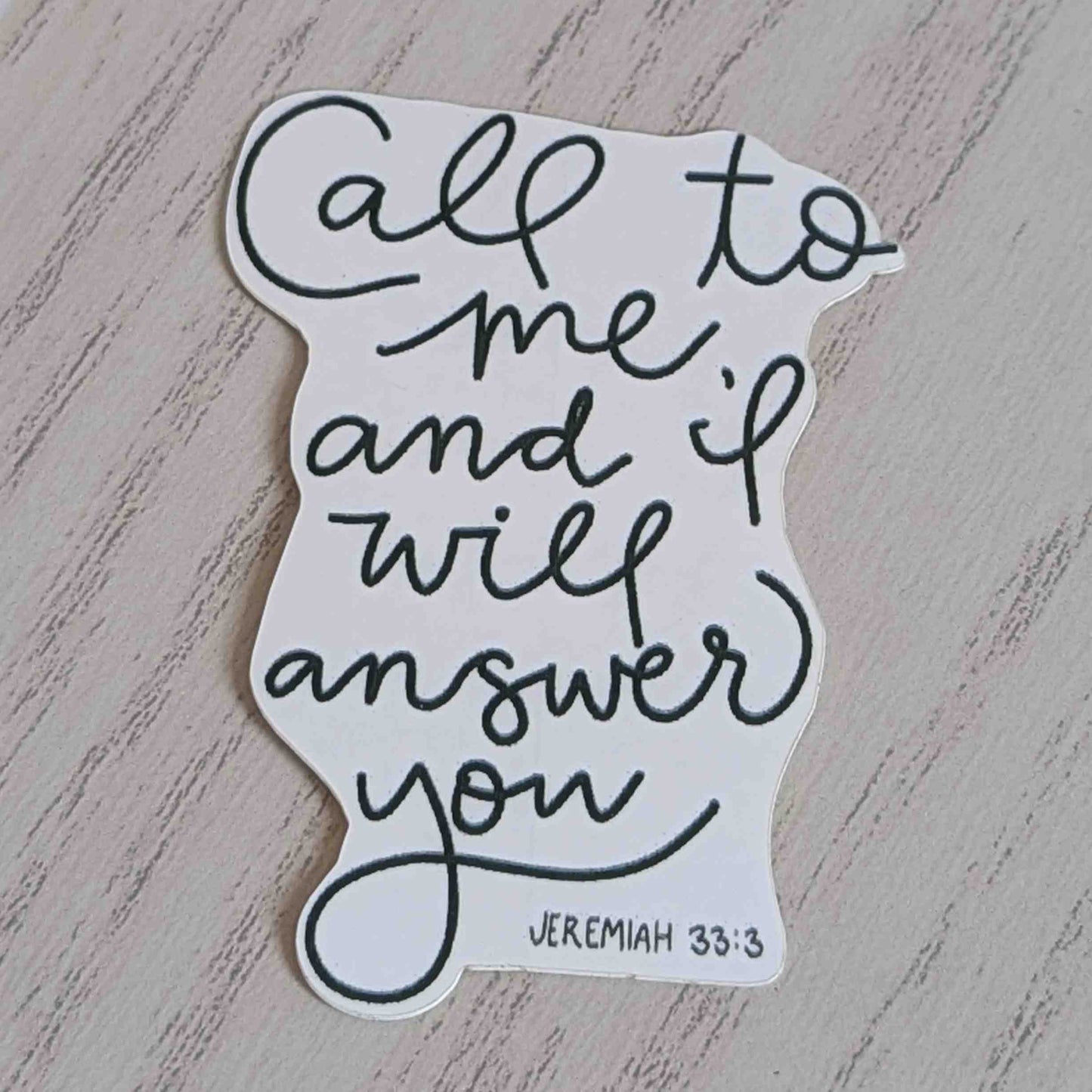 Call To Me Sticker