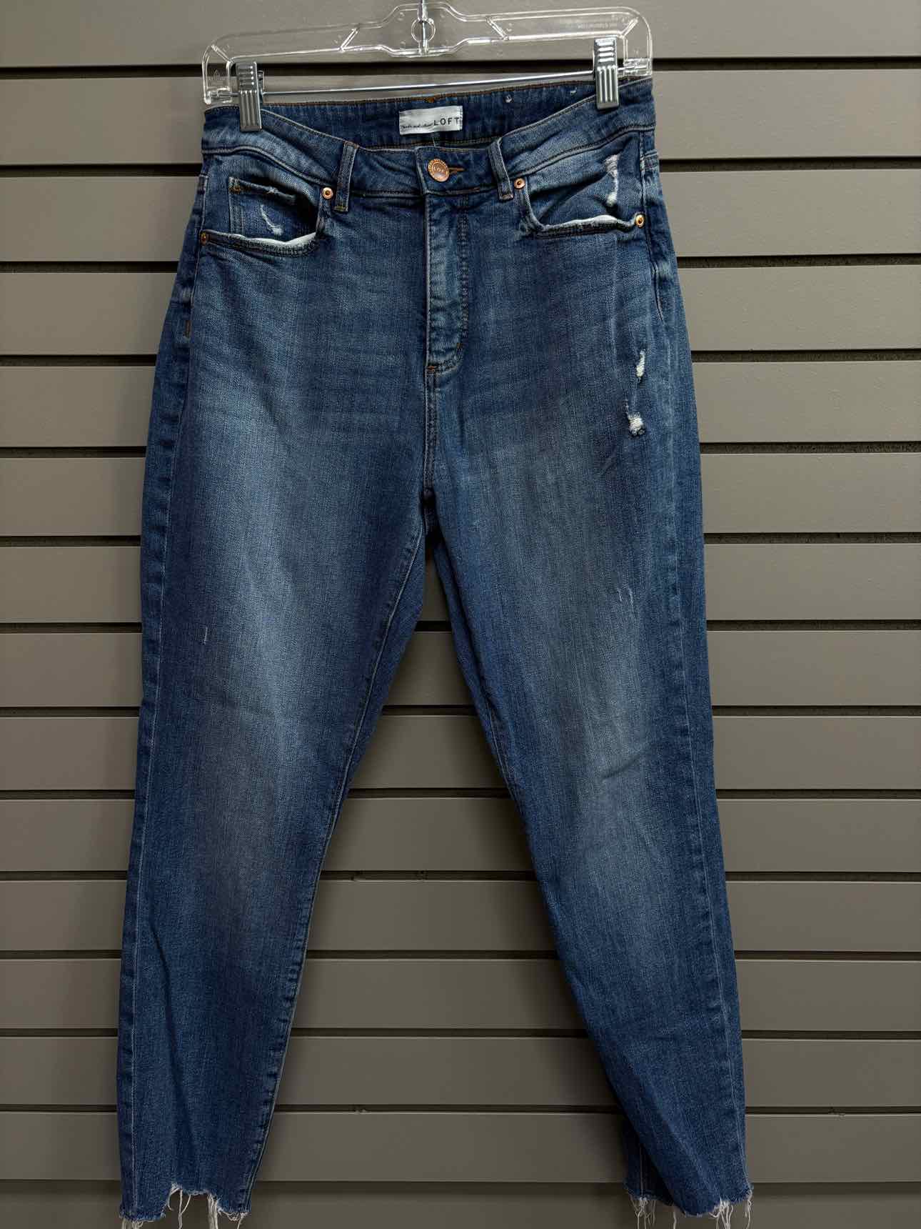 Women's Waist Size 27 LOFT Blue Denim Jean