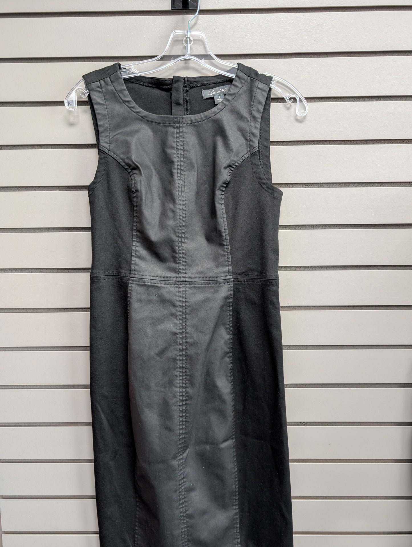 Women's Size Small Black Level 99 Tank Above Knee Dress