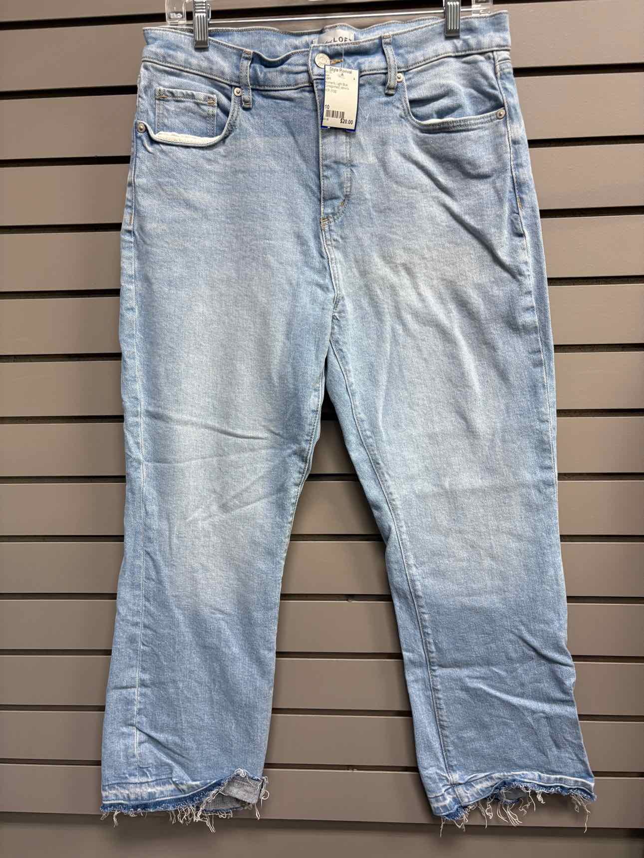 Women's Waist Size 10 LOFT Light Blue Jean
