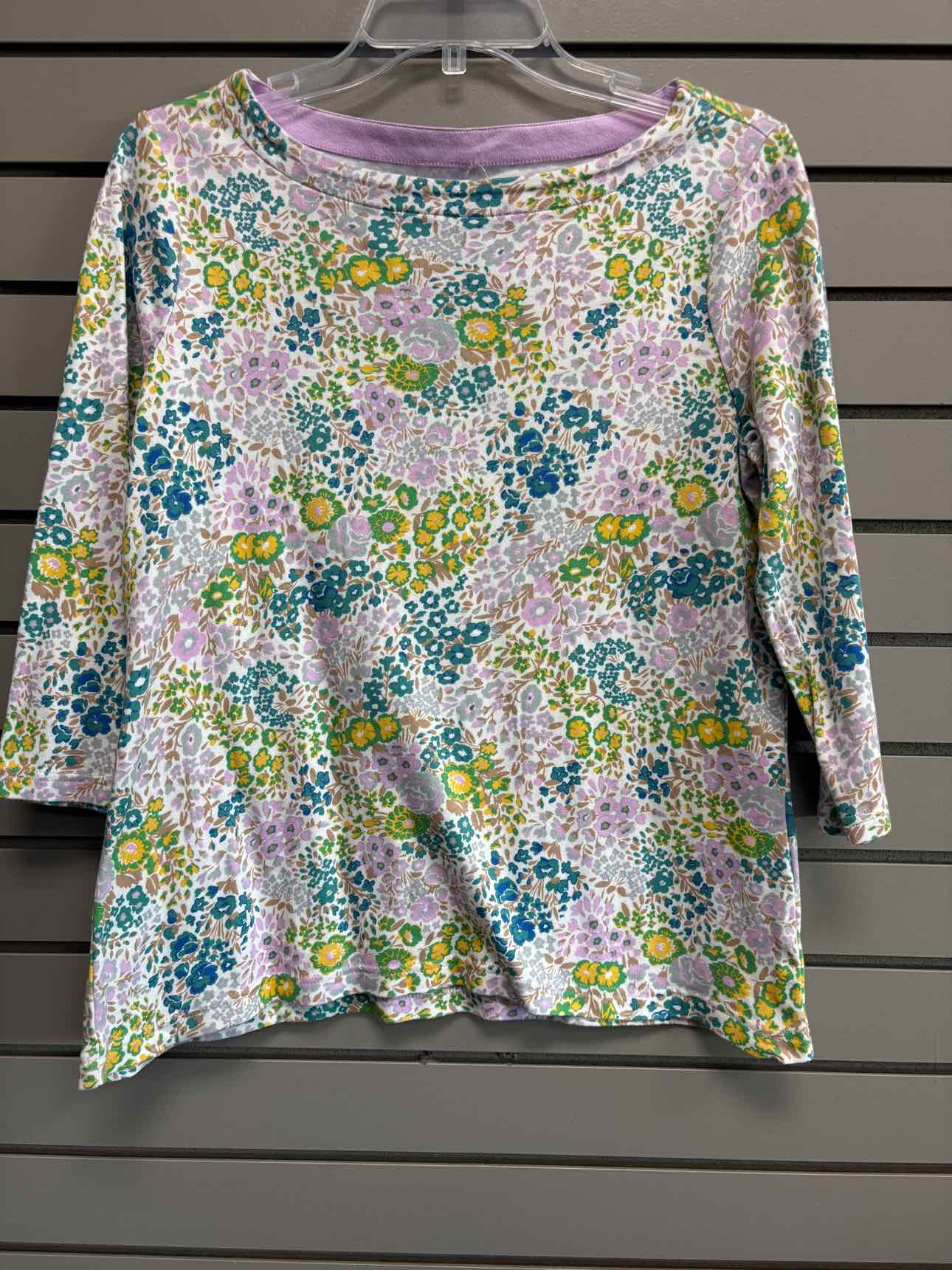 Women's Women Size M Multi-Color Croft & Barrow Floral Long Sleeve Shirt