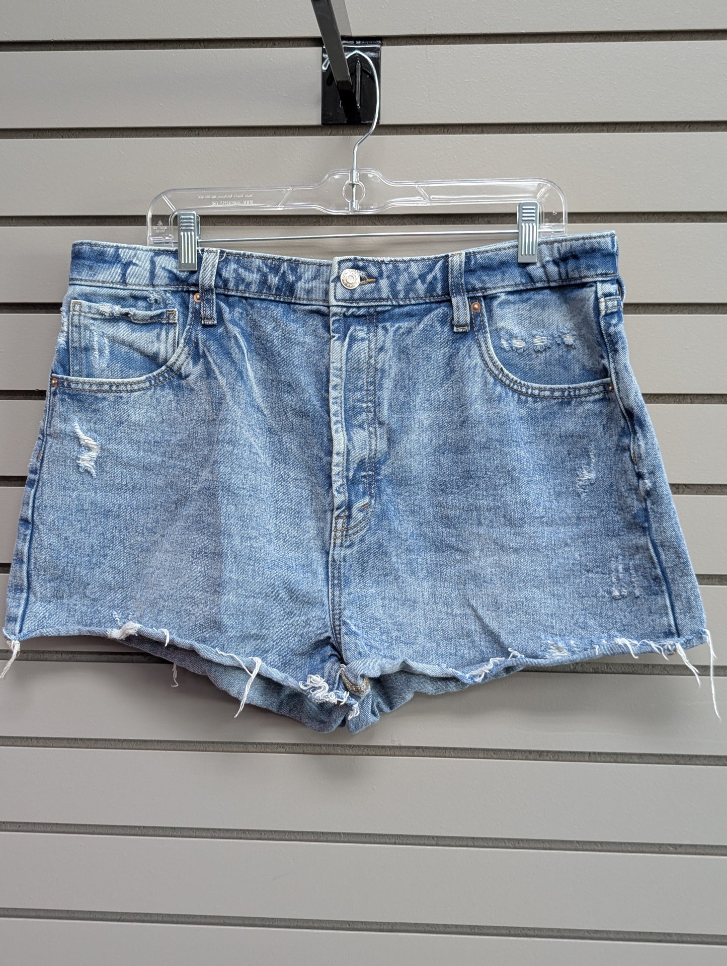 Women's Waist Size 16 Wild Fable Light Blue Short Short