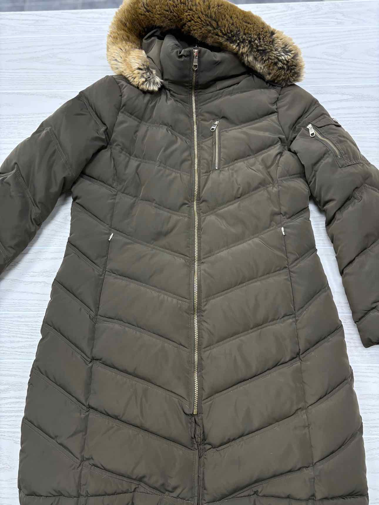 Size L Calvin Klein Army Green Winter Jacket