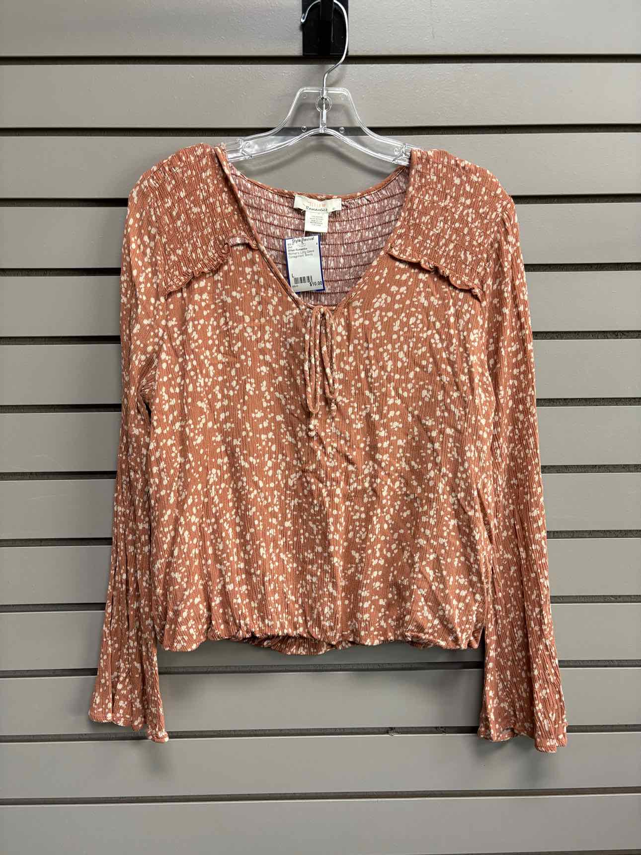 Women's Women Size L Urban Romantics Long Sleeve Shirt