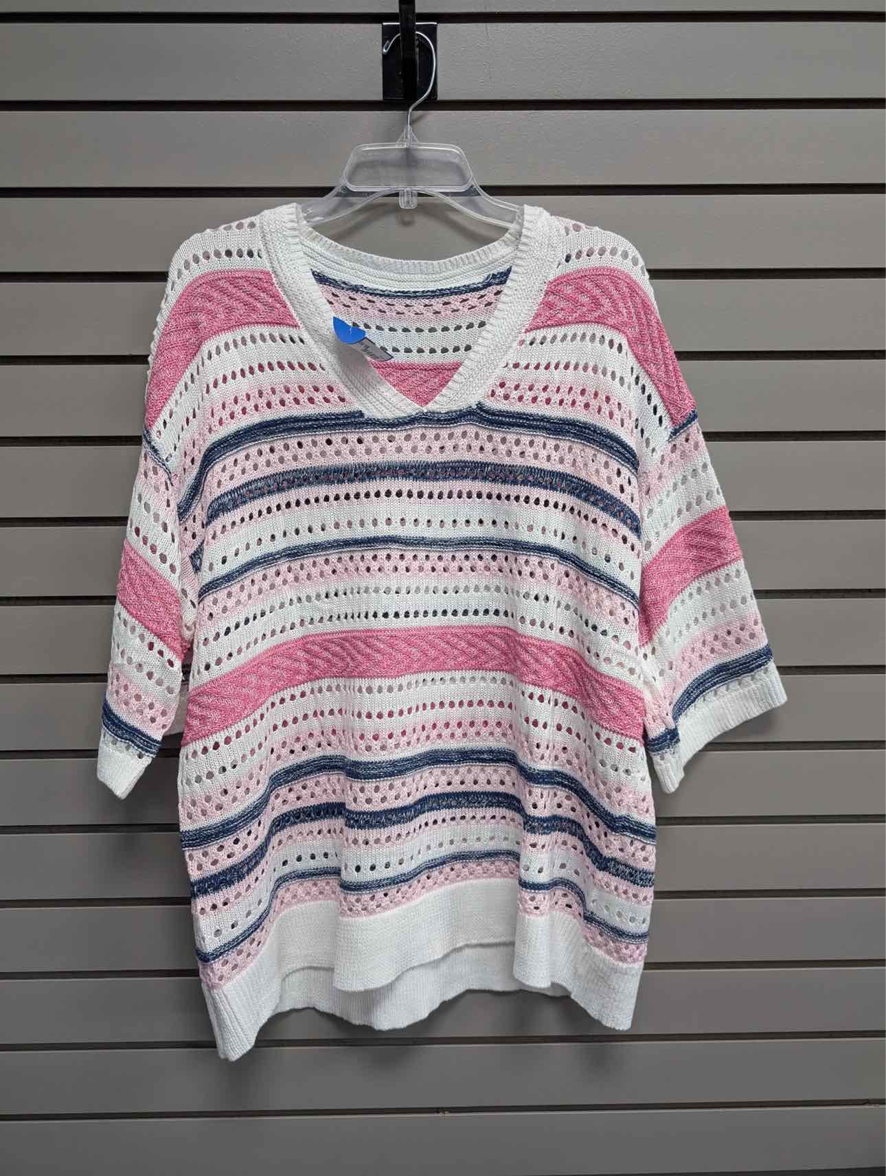 Women's Women Size 2X Pink Unknown Long Sleeve Shirt