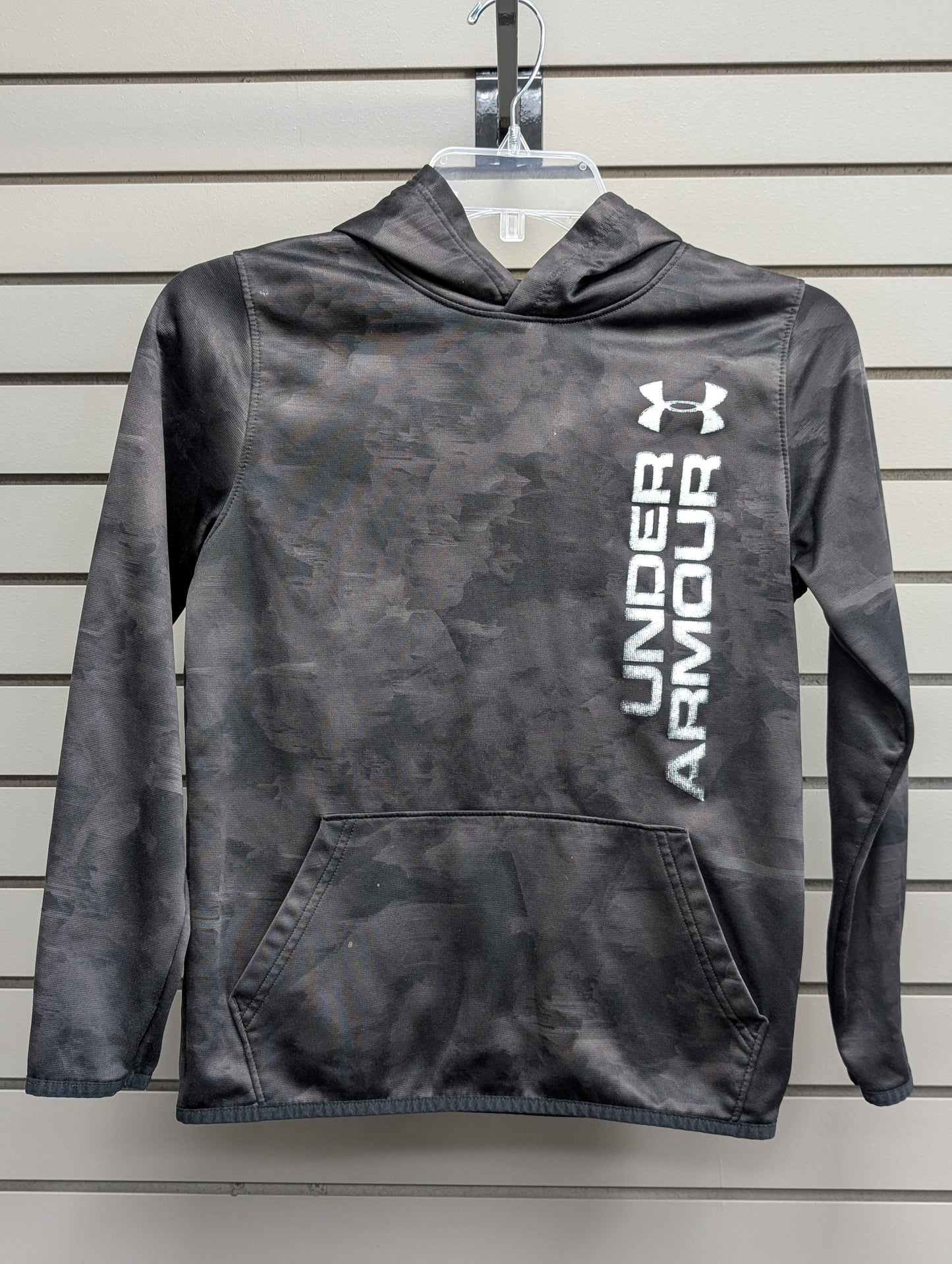 Boy's Child Size L Black Hooded Long Sleeve Sweatshirt