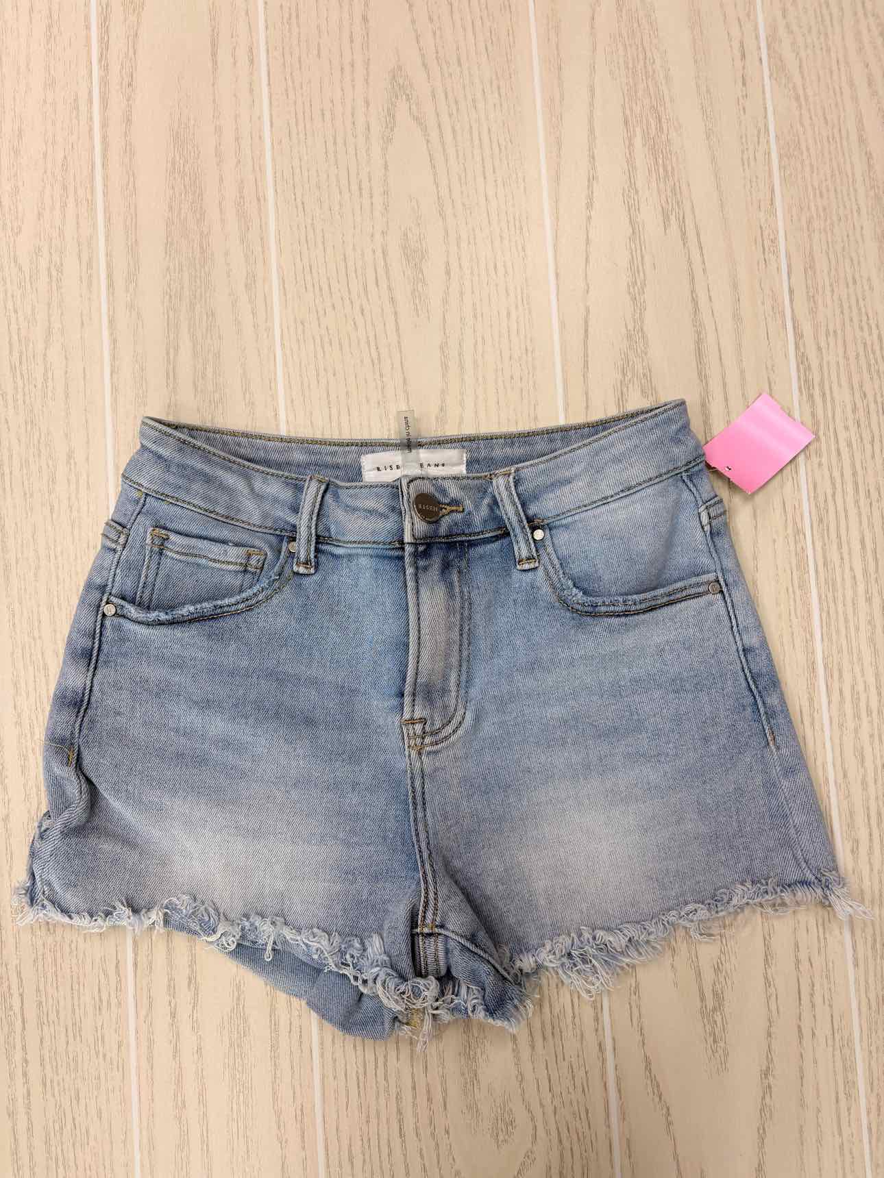 Women's Waist Size S Risen Light Blue Short