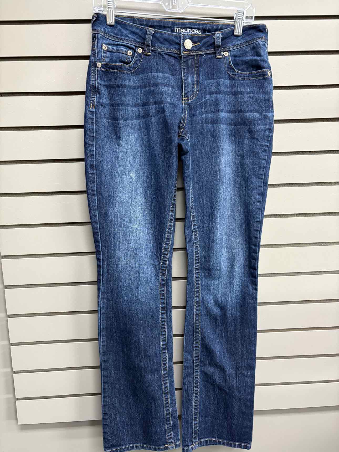 Women's Waist Size 4 Long Maurices Dark Blue Jean