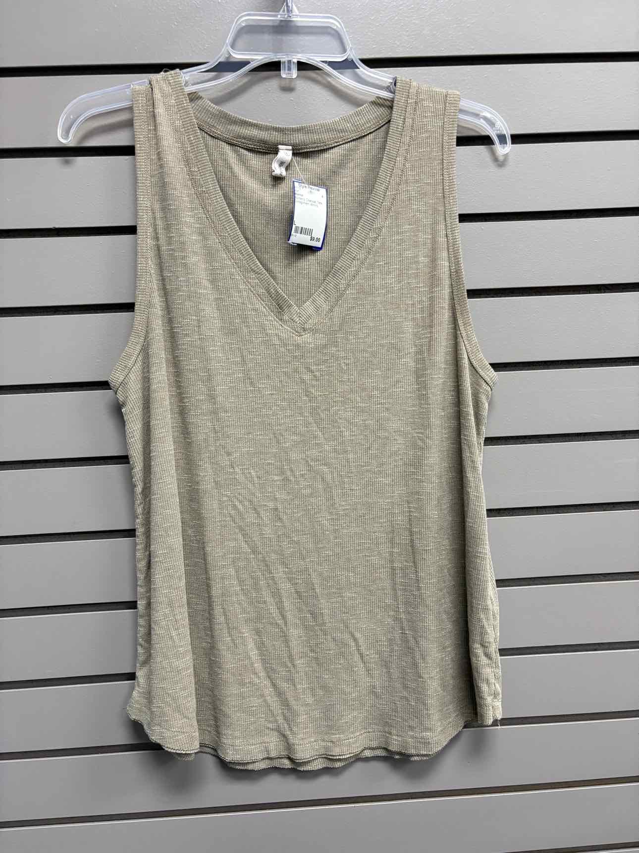 Women's Women Size L Charcoal Wishlist Tank Shirt