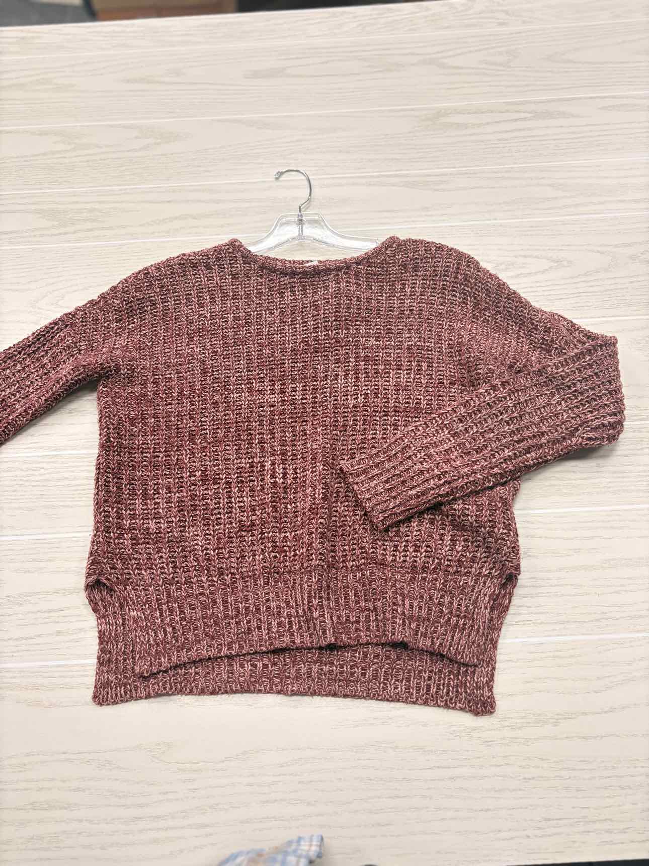 Women's Women Size XS Burgundy Essentials Long Sleeve Shirt