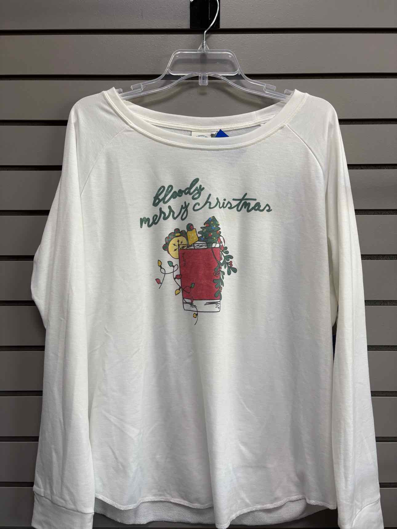Women's Women Size XL Cream Boat House Apparel Long Sleeve Shirt