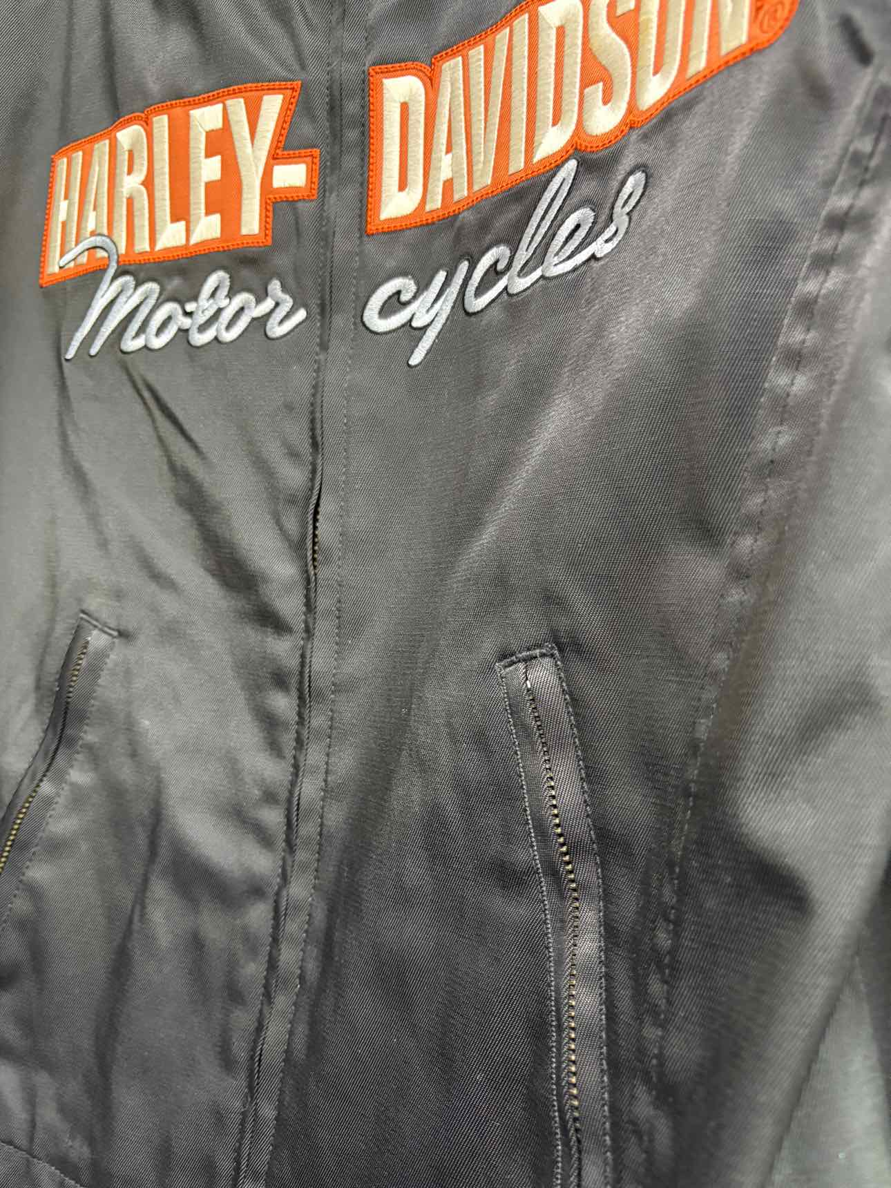 Women's Women Size M Harley Davidson Black Leather Jacket