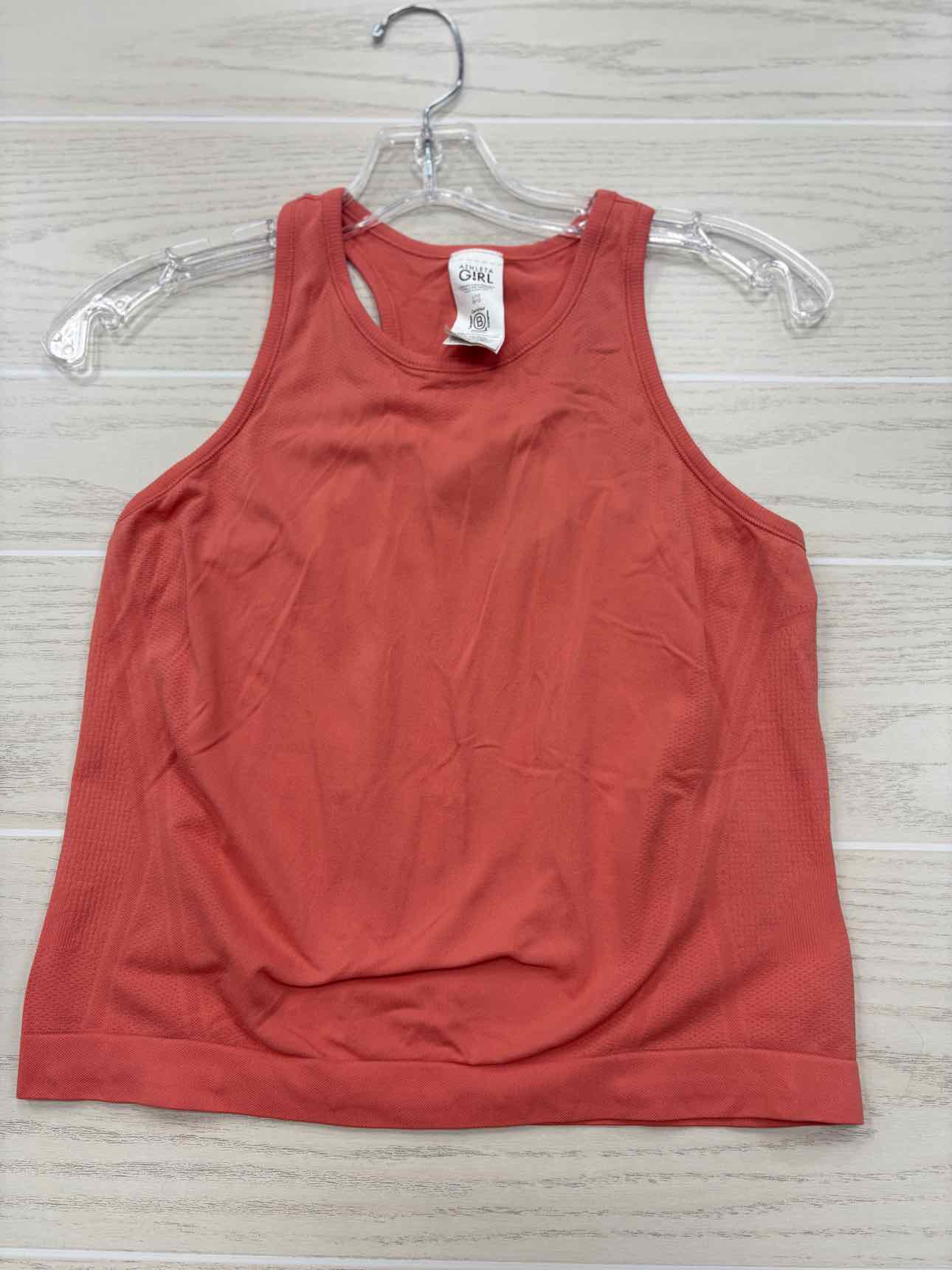 Girl's Child Size 10/12 Athleta Girl Peach Tank Shirt