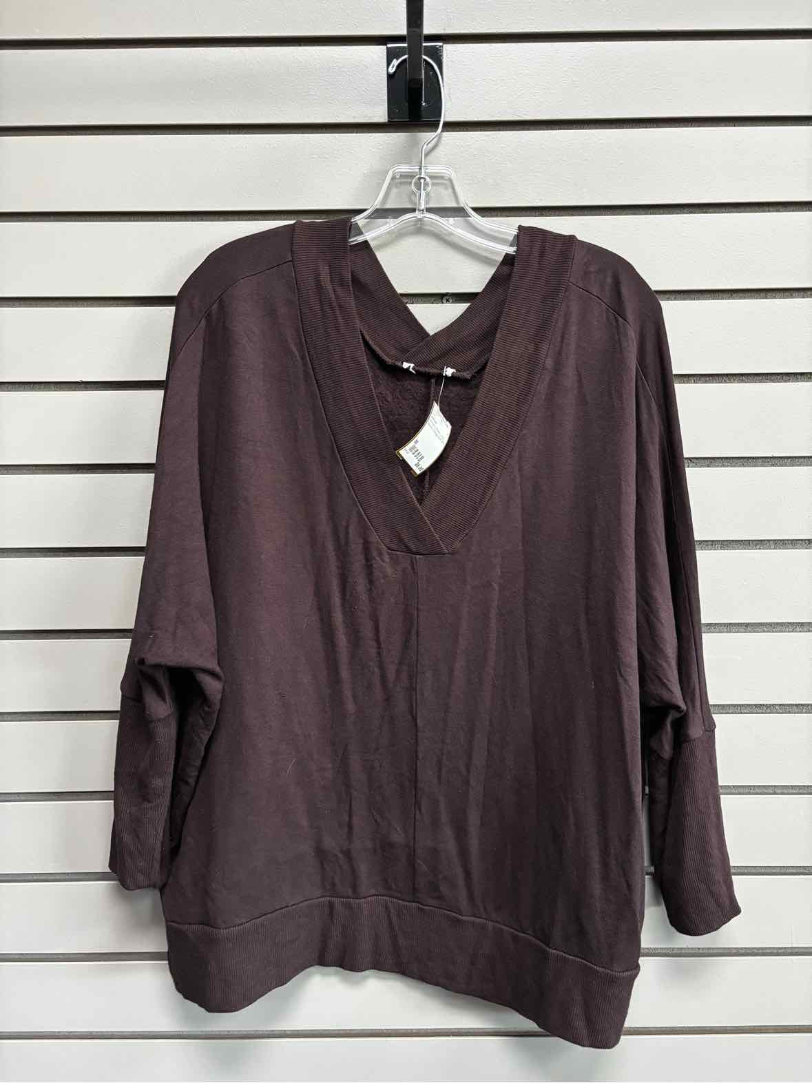 Women's Women Size M Brown Unknown Long Sleeve Shirt