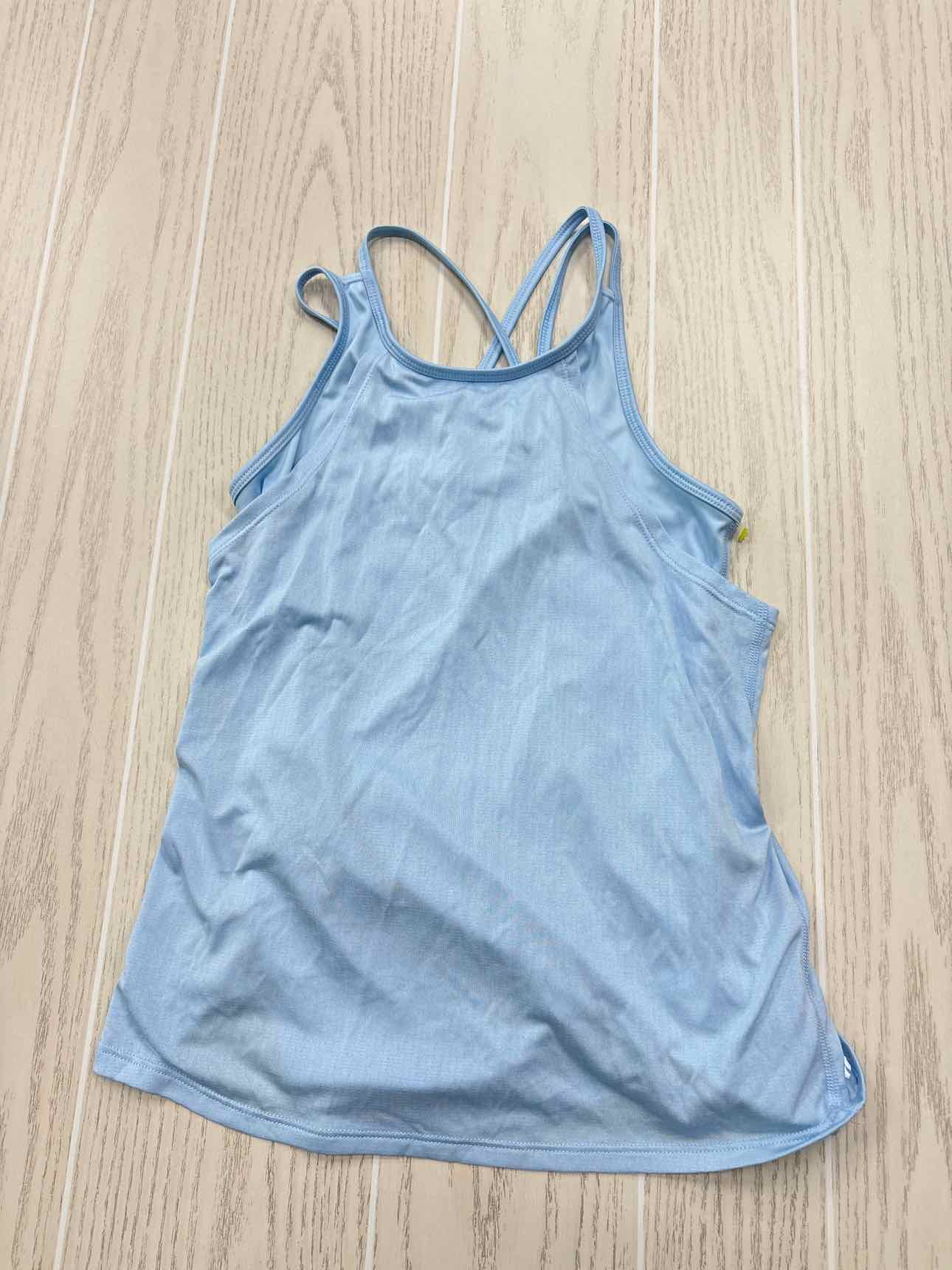 Girl's Child Size 10/12 Old Navy Light Blue Tank Above Knee Dress